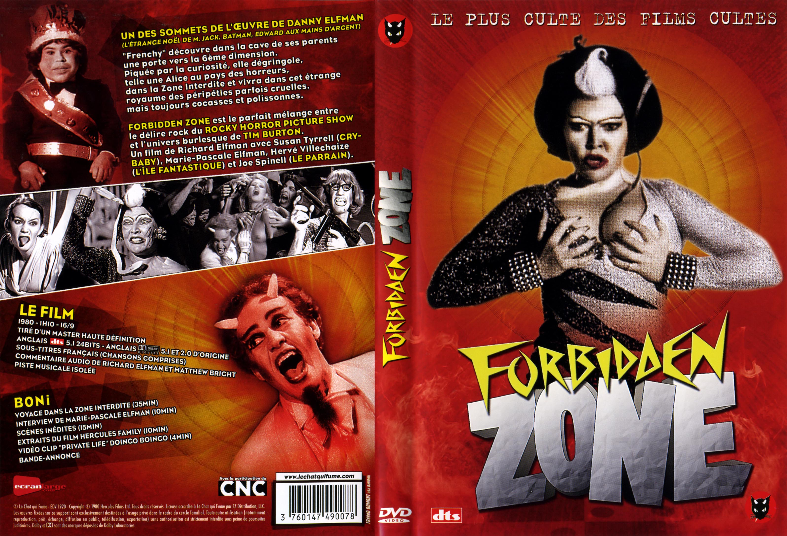 Jaquette DVD Forbidden Zone