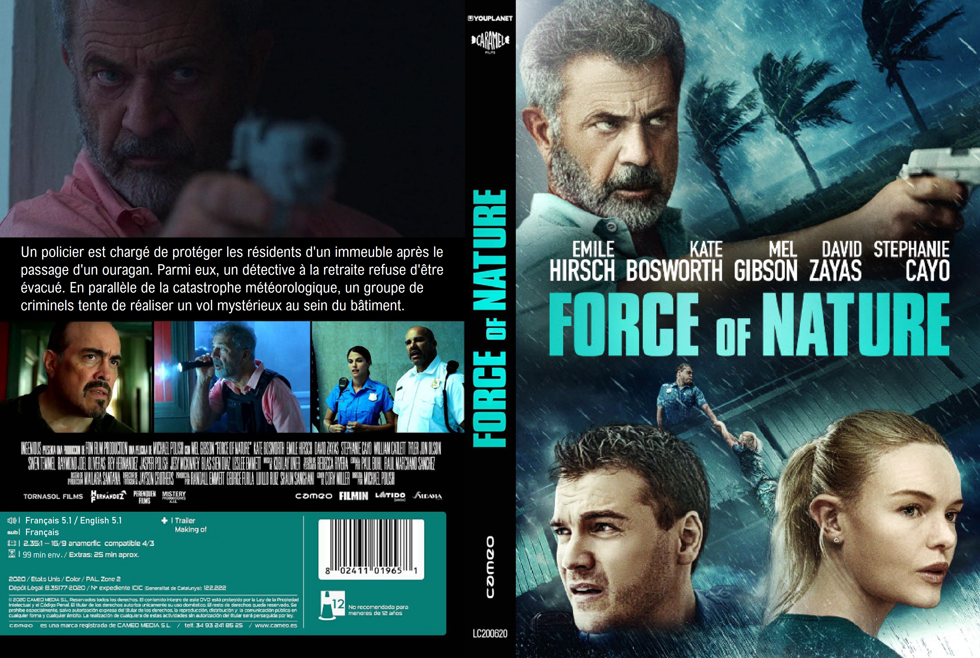 Jaquette DVD Force of Nature custom