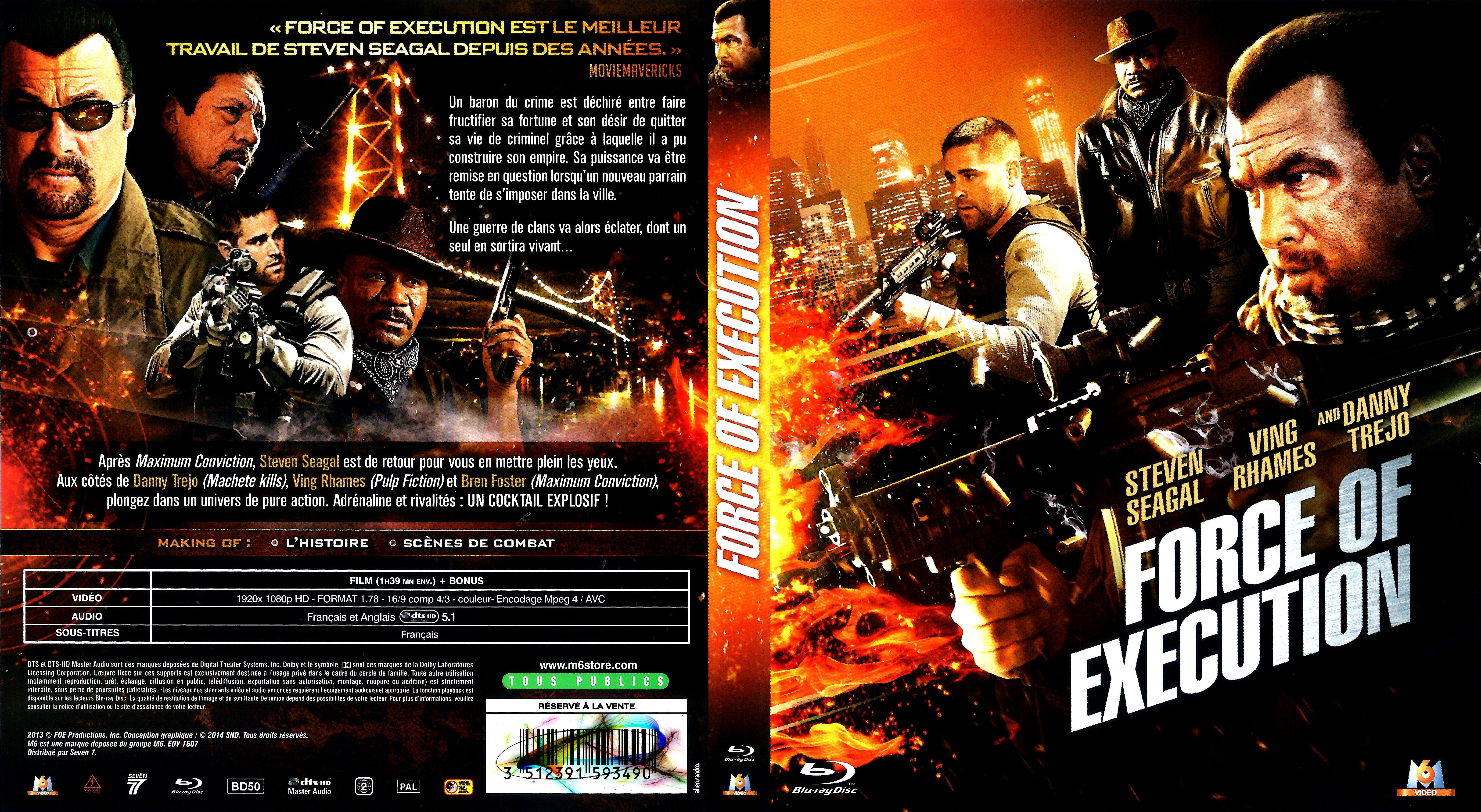 Jaquette DVD Force of execution (BLU-RAY)