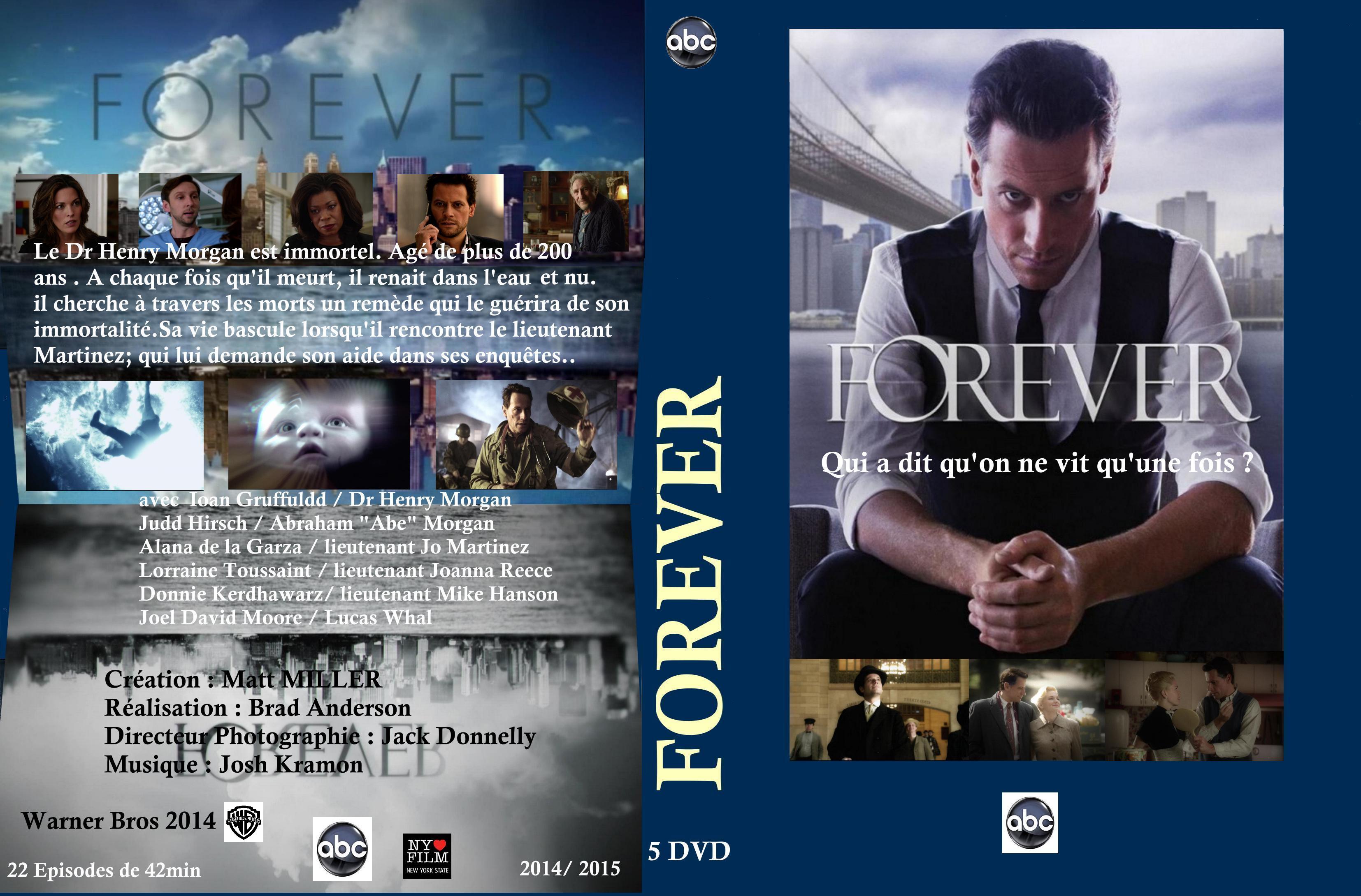 Jaquette DVD Forever Saison 1 custom