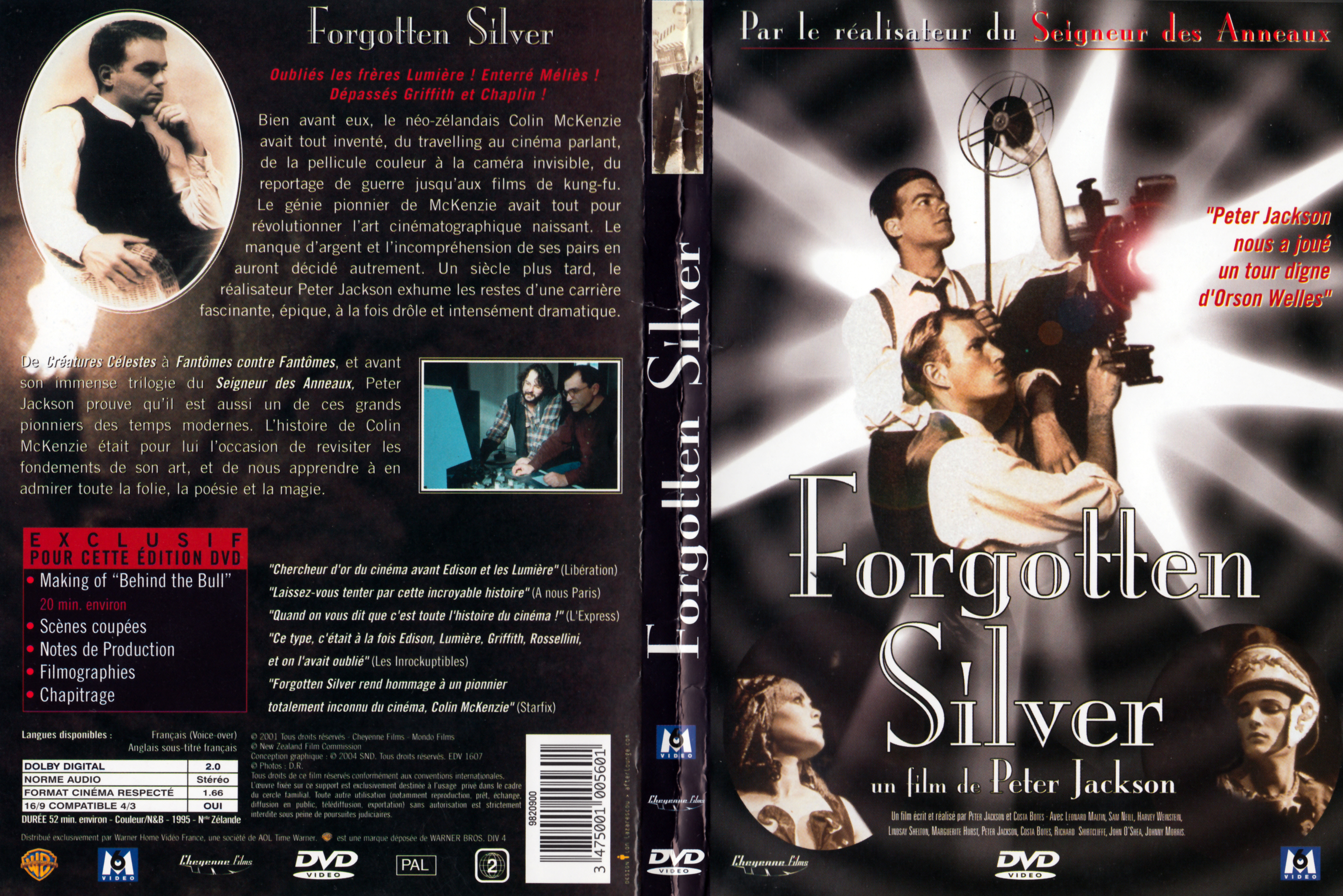 Jaquette DVD Forgotten Silver