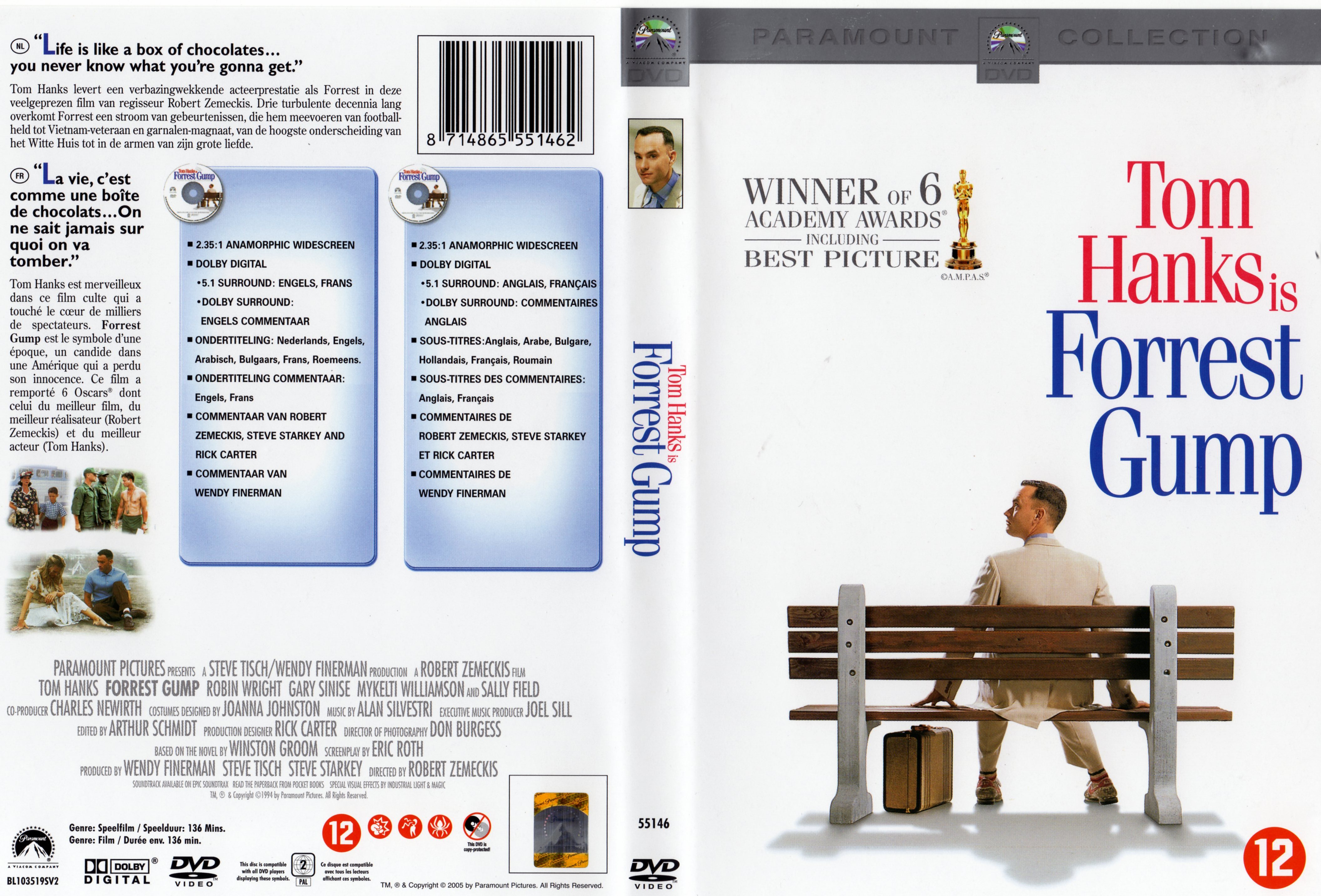 Jaquette DVD Forrest Gump v2