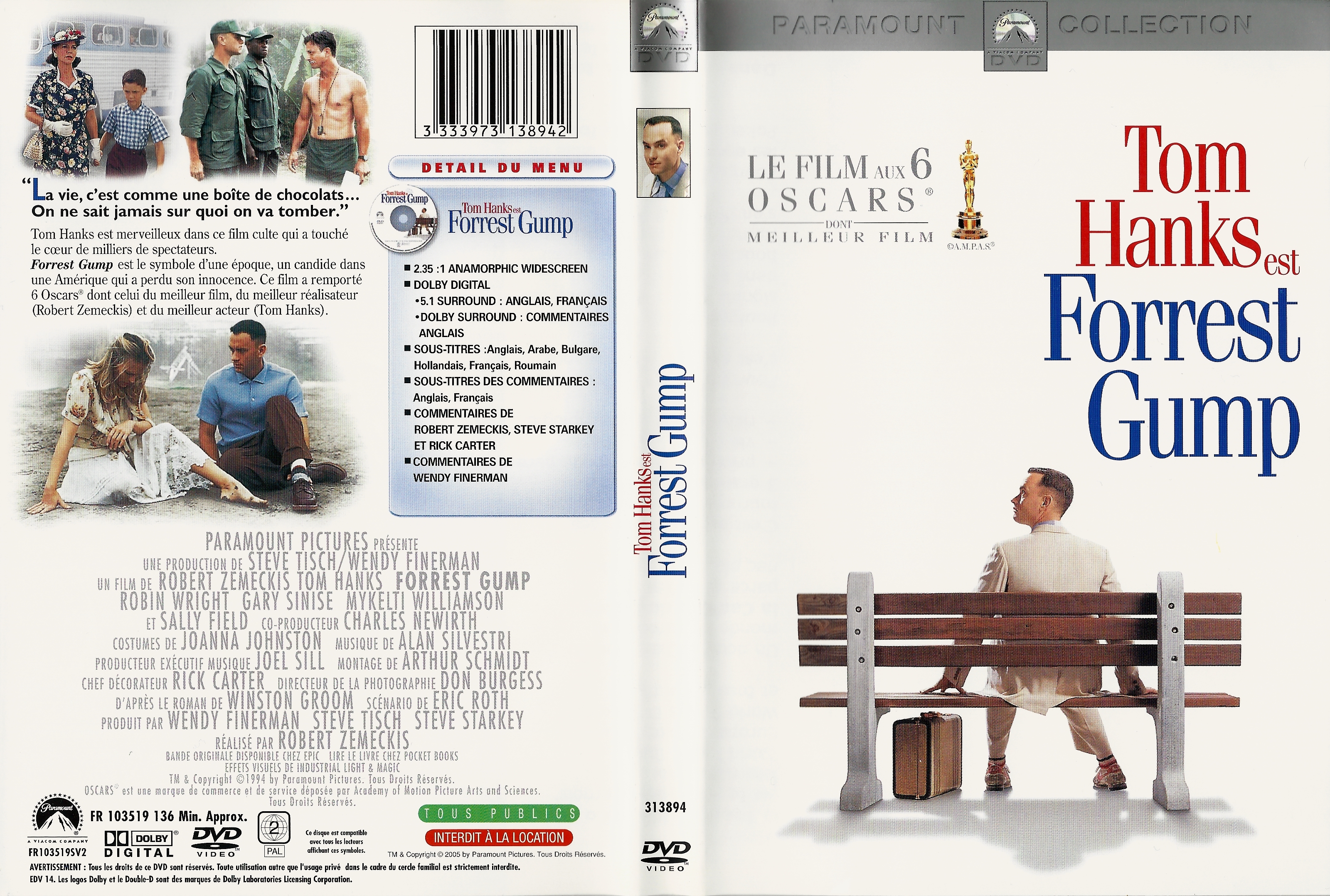 Jaquette DVD Forrest Gump v3