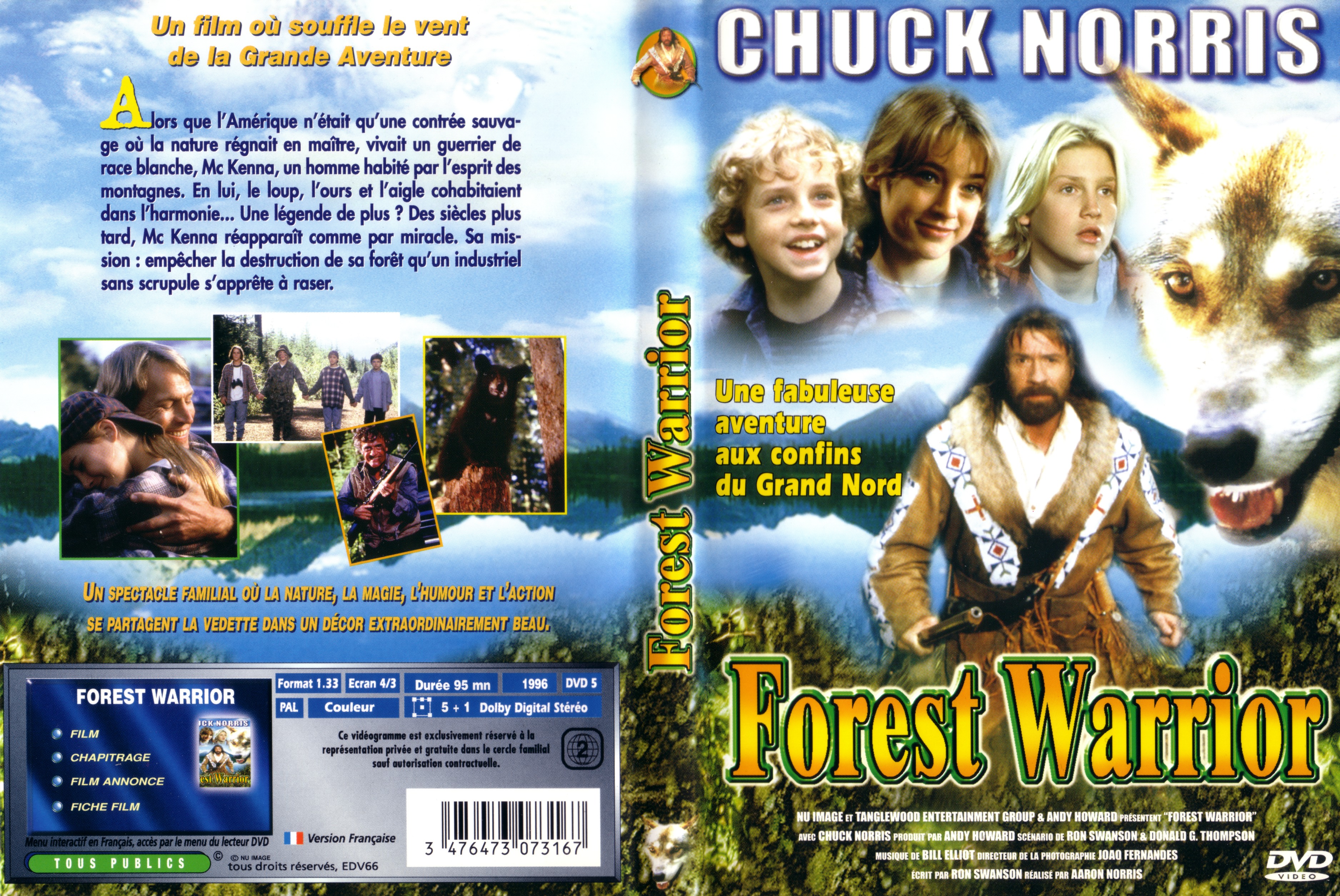 Jaquette DVD Forrest warrior