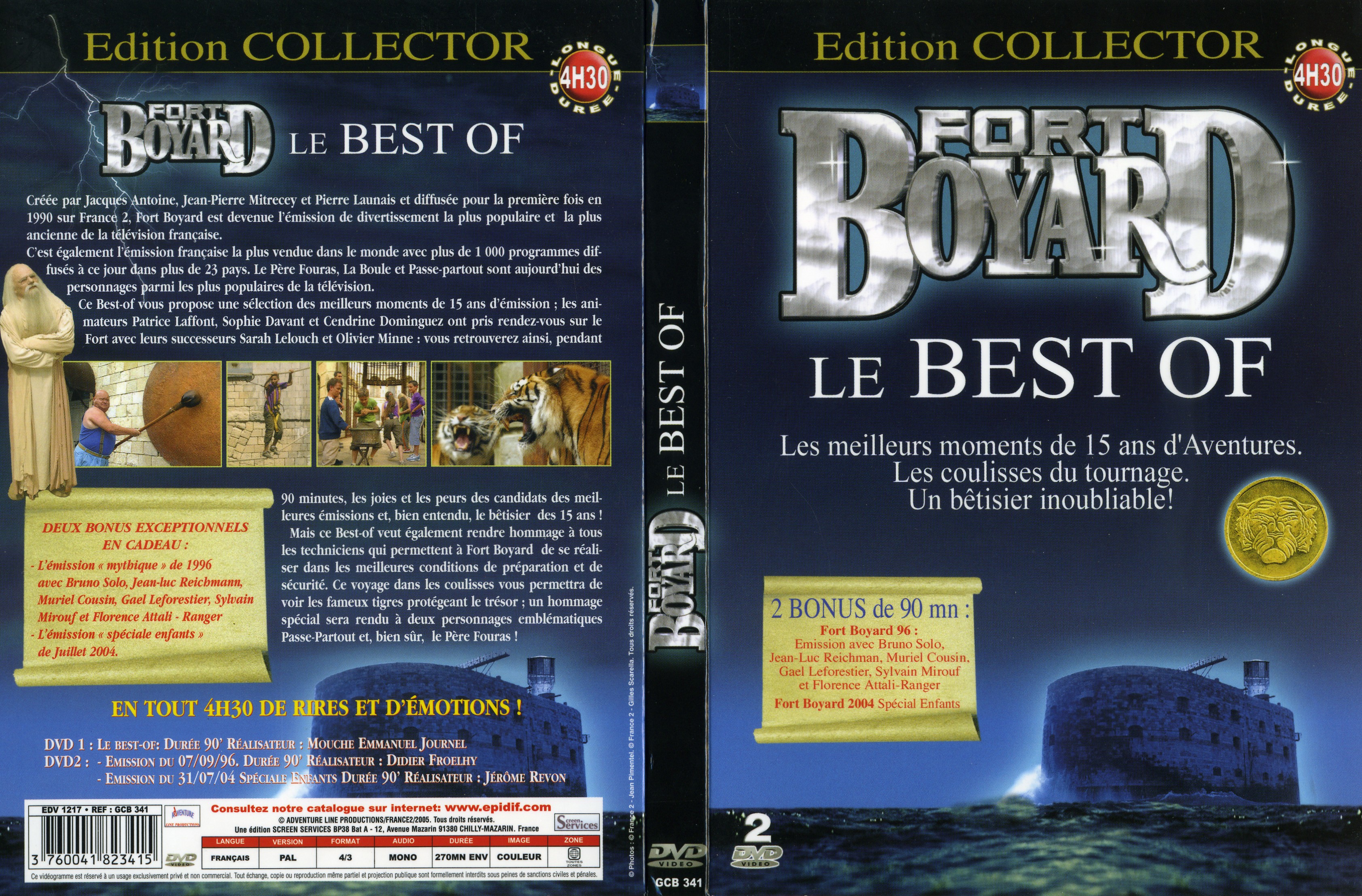 Jaquette DVD Fort Boyard Best Of