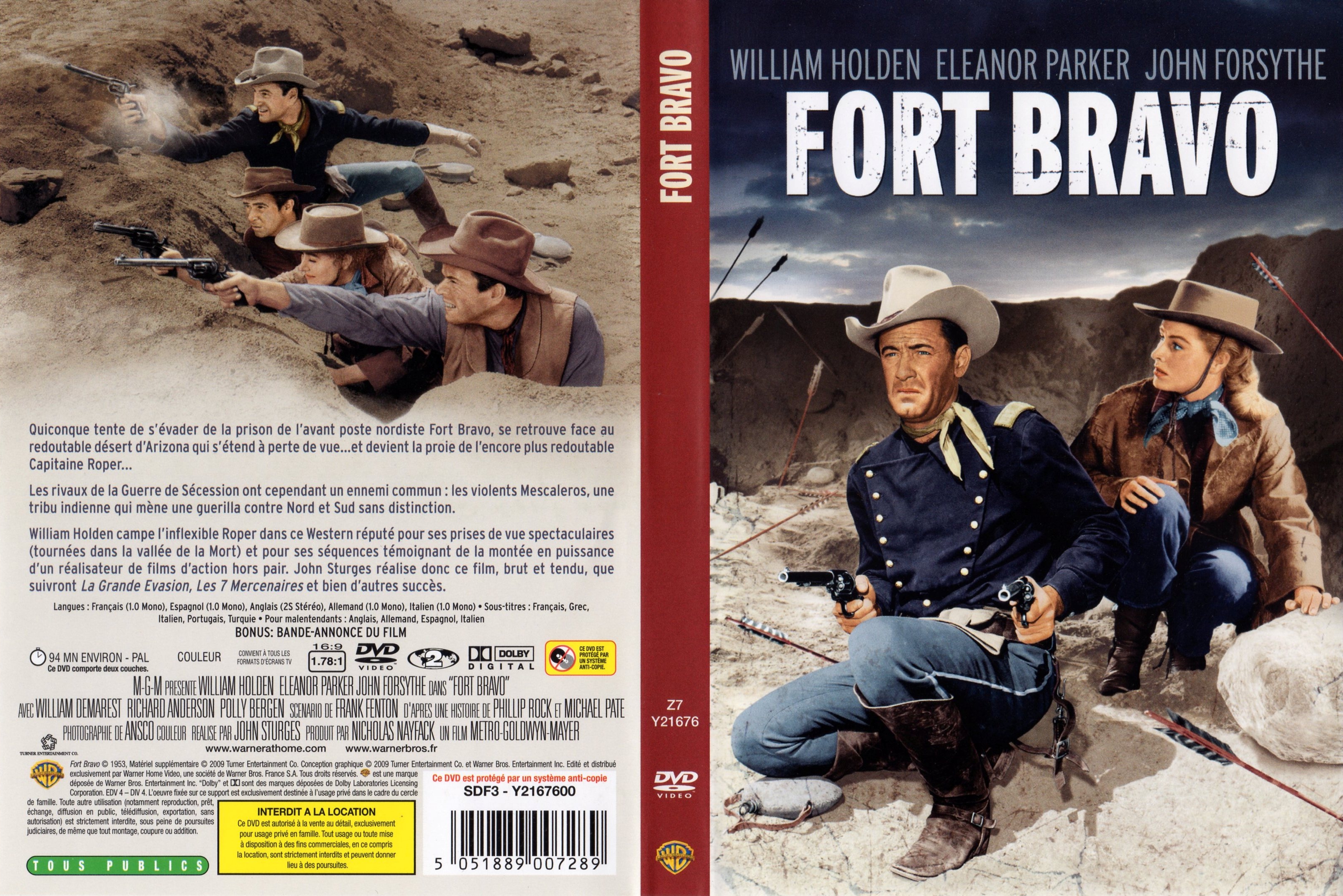 Jaquette DVD Fort Bravo