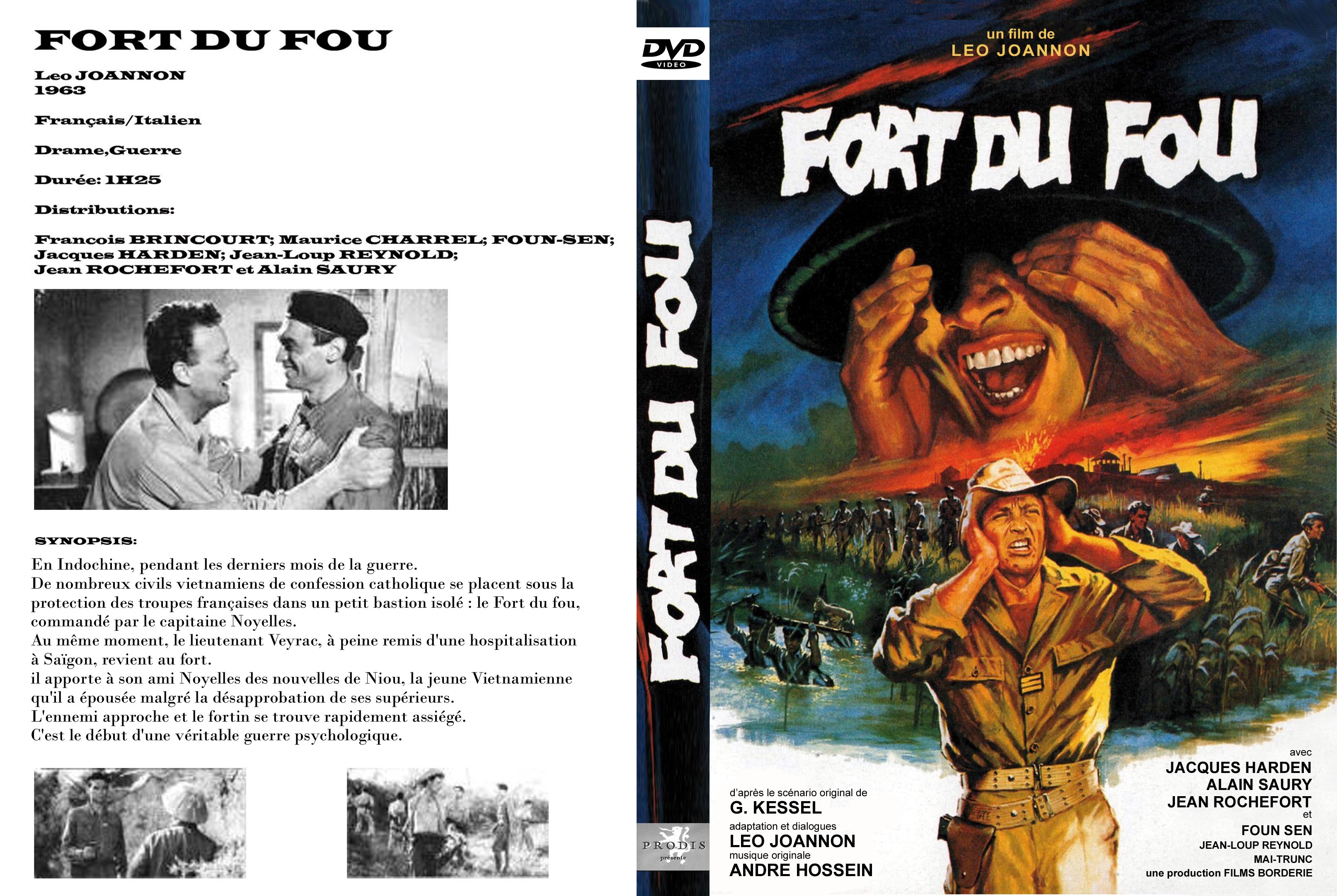 Jaquette DVD Fort du fou custom