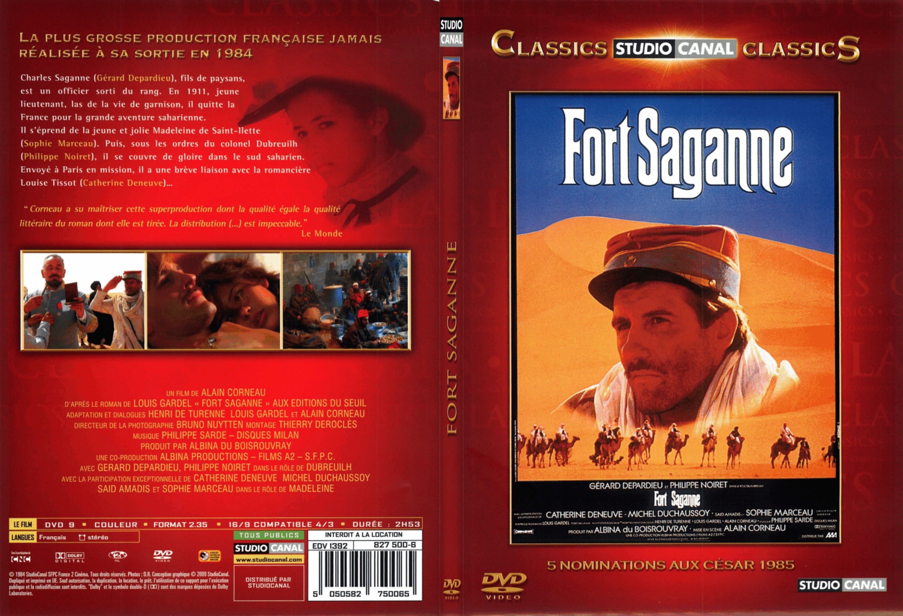 Jaquette DVD Fort saganne - SLIM