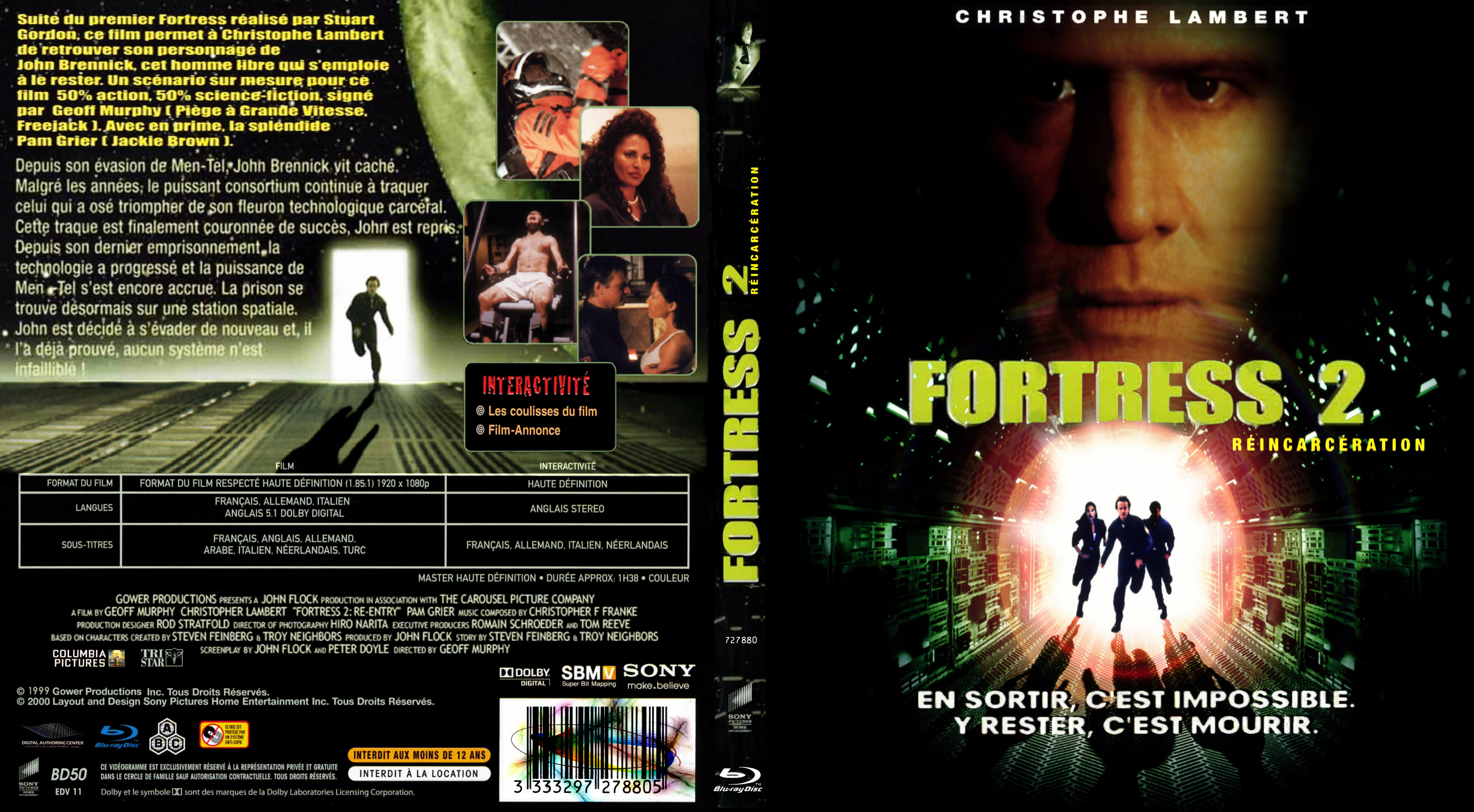Jaquette DVD Fortress 2 custom (BLU-RAY)