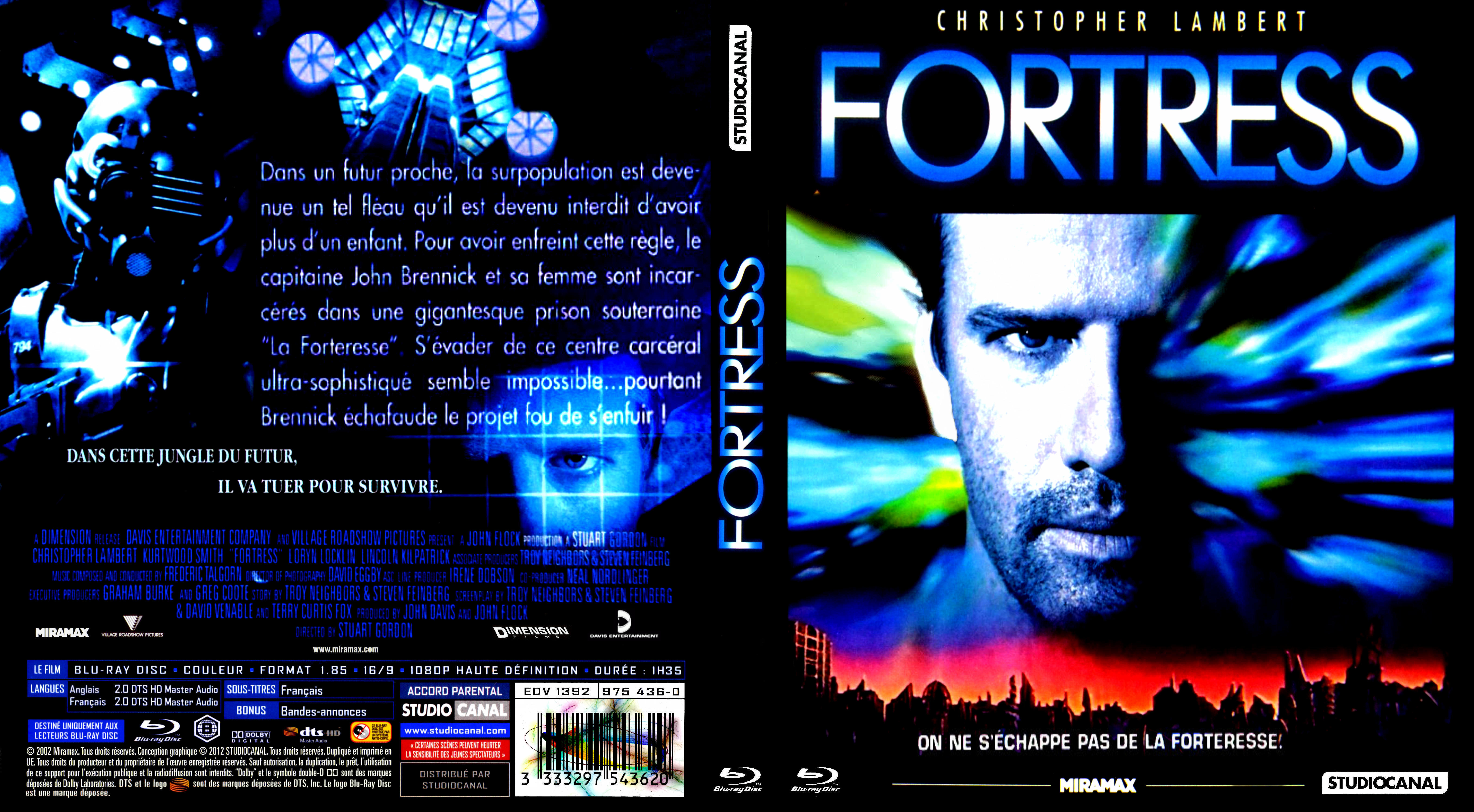 Jaquette DVD Fortress custom (BLU-RAY)