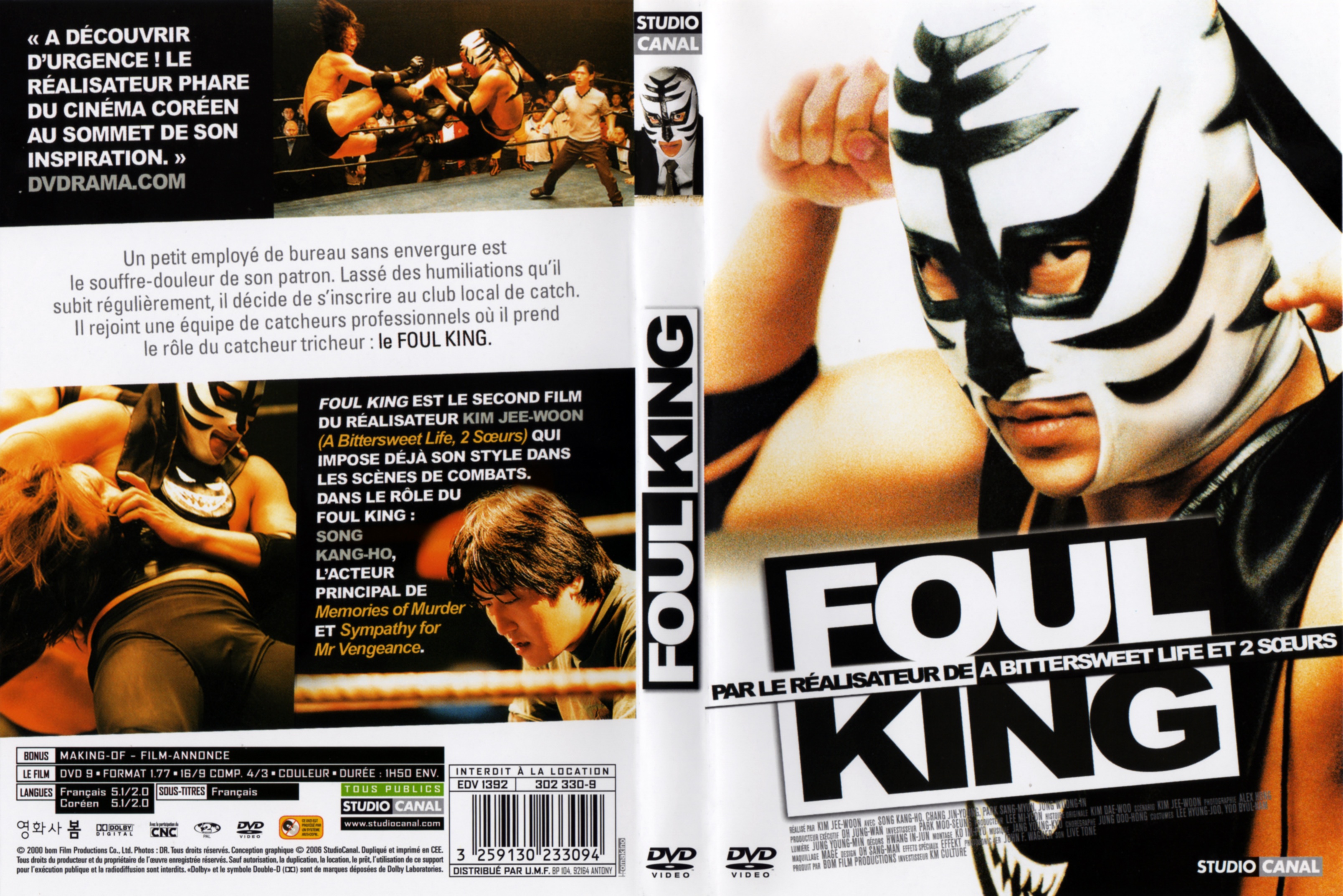Jaquette DVD Foul king