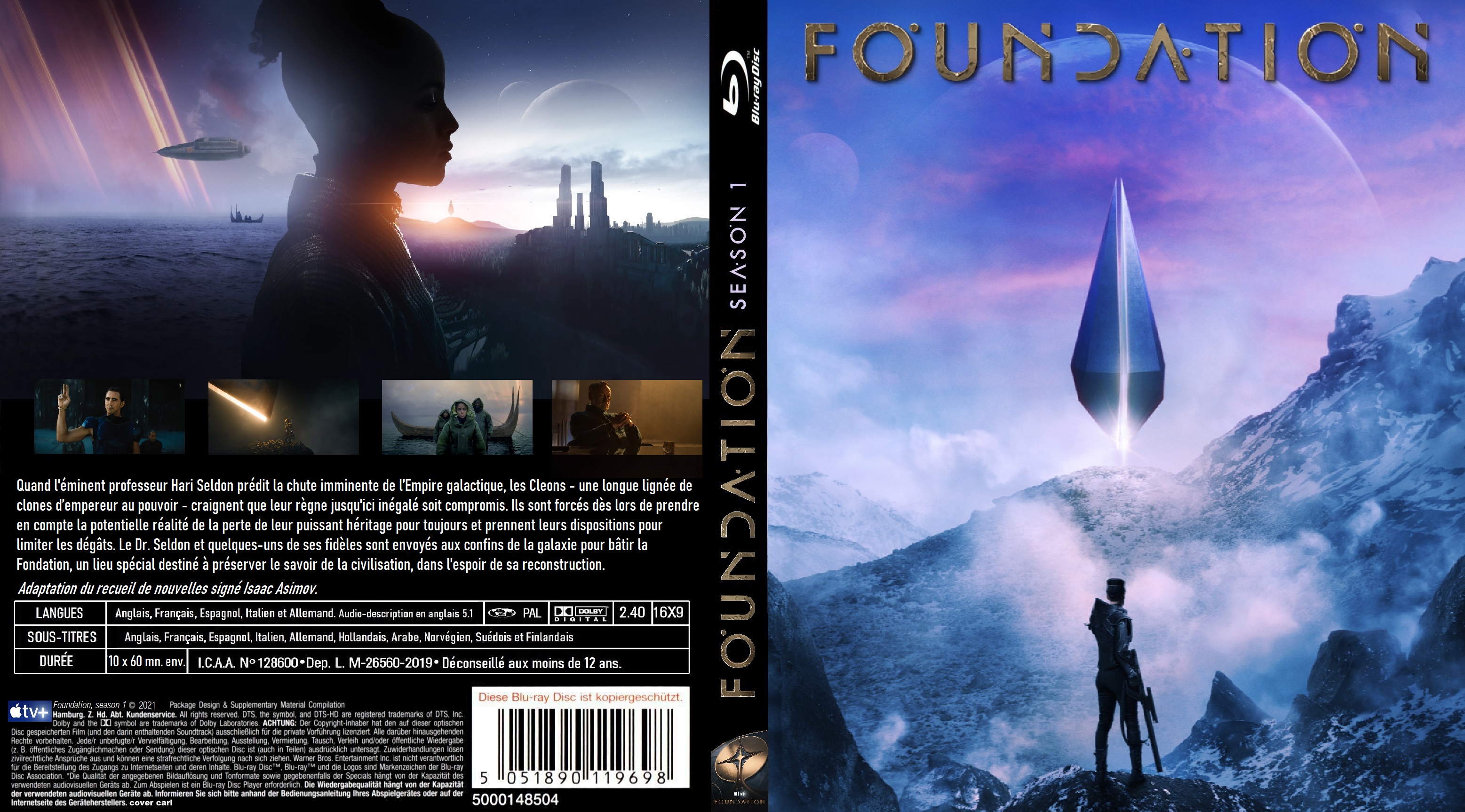 Jaquette DVD Foundation saison 1 custom (BLU-RAY)