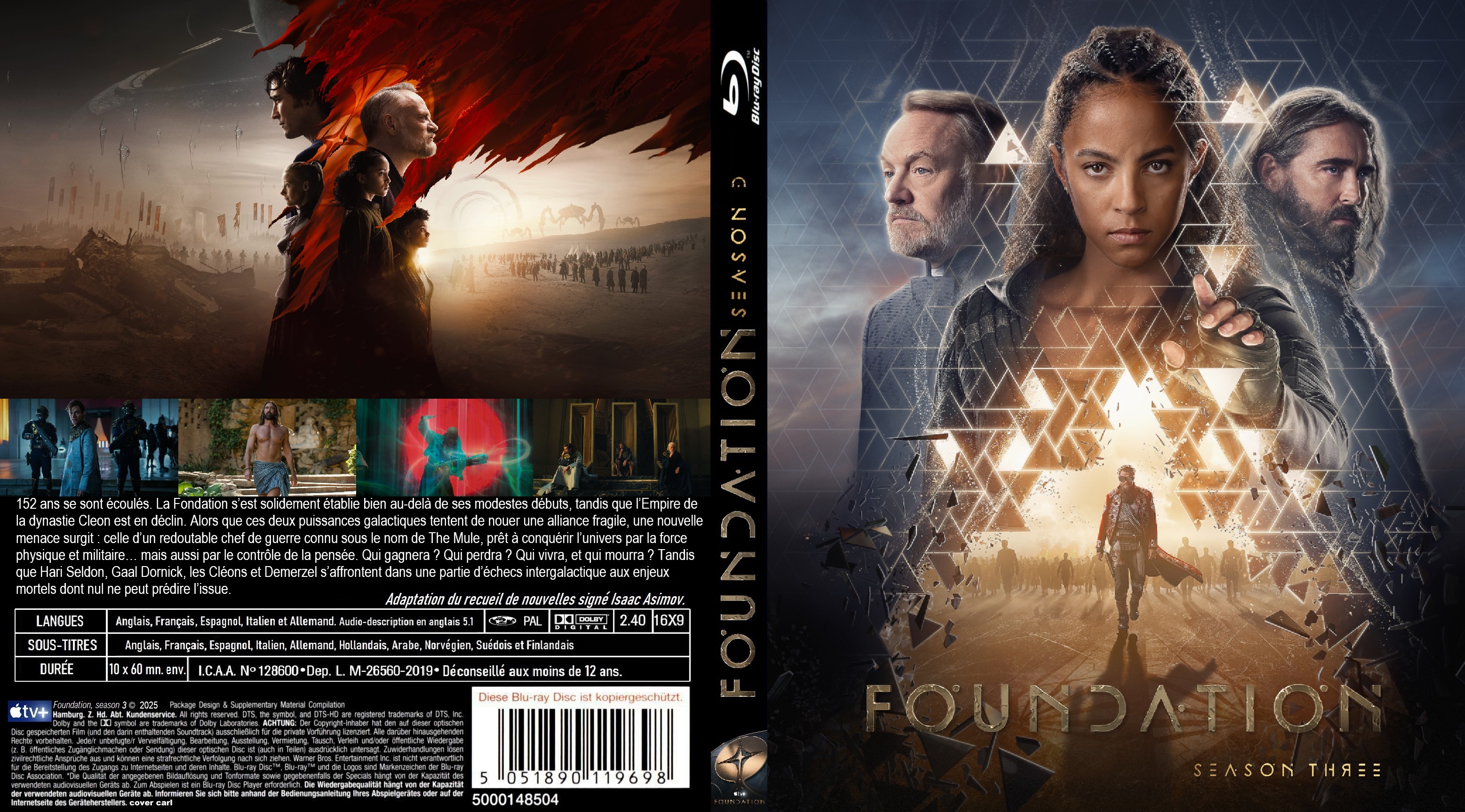 Jaquette DVD Foundation saison 3 custom (BLU-RAY)