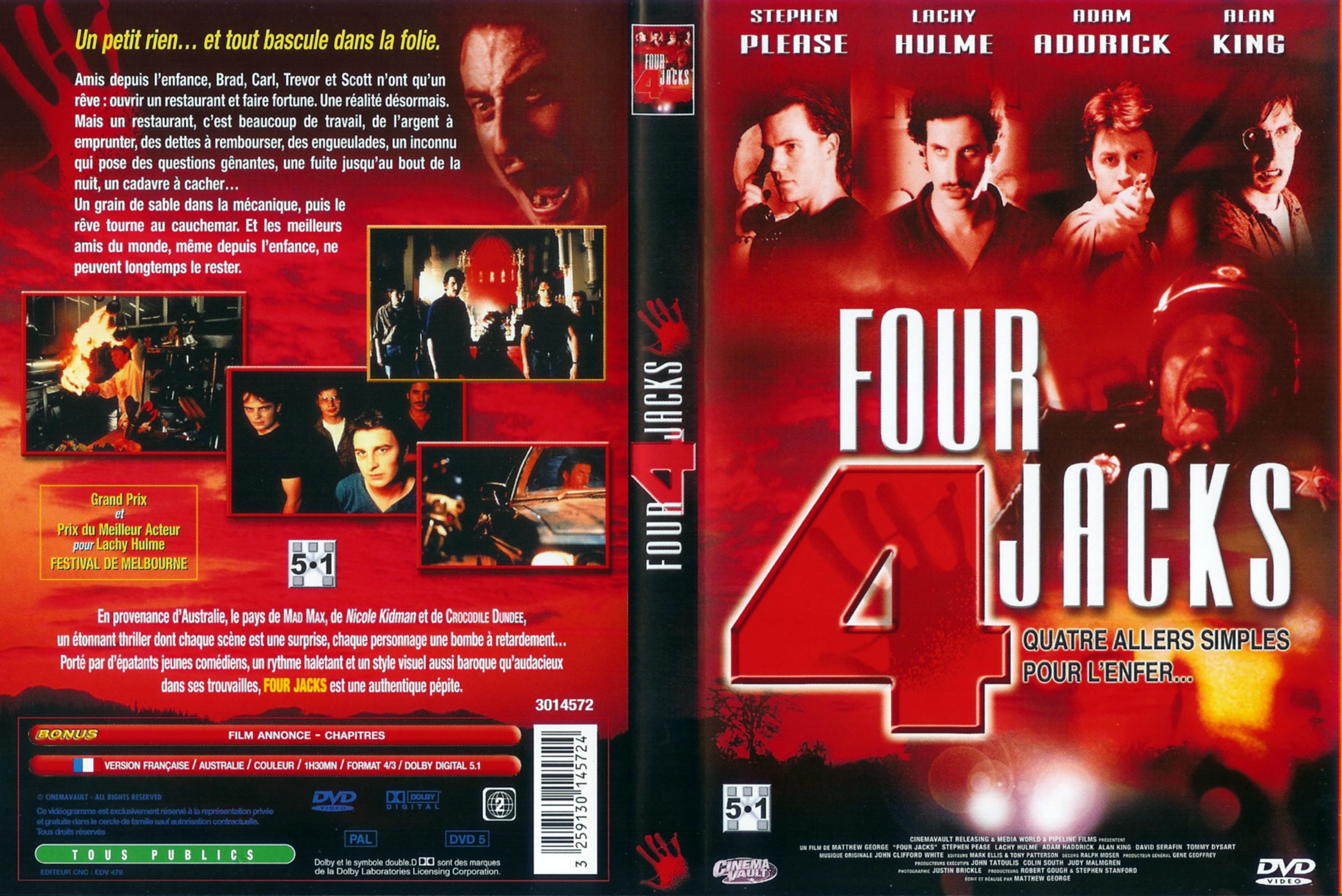 Jaquette DVD Four 4 jacks