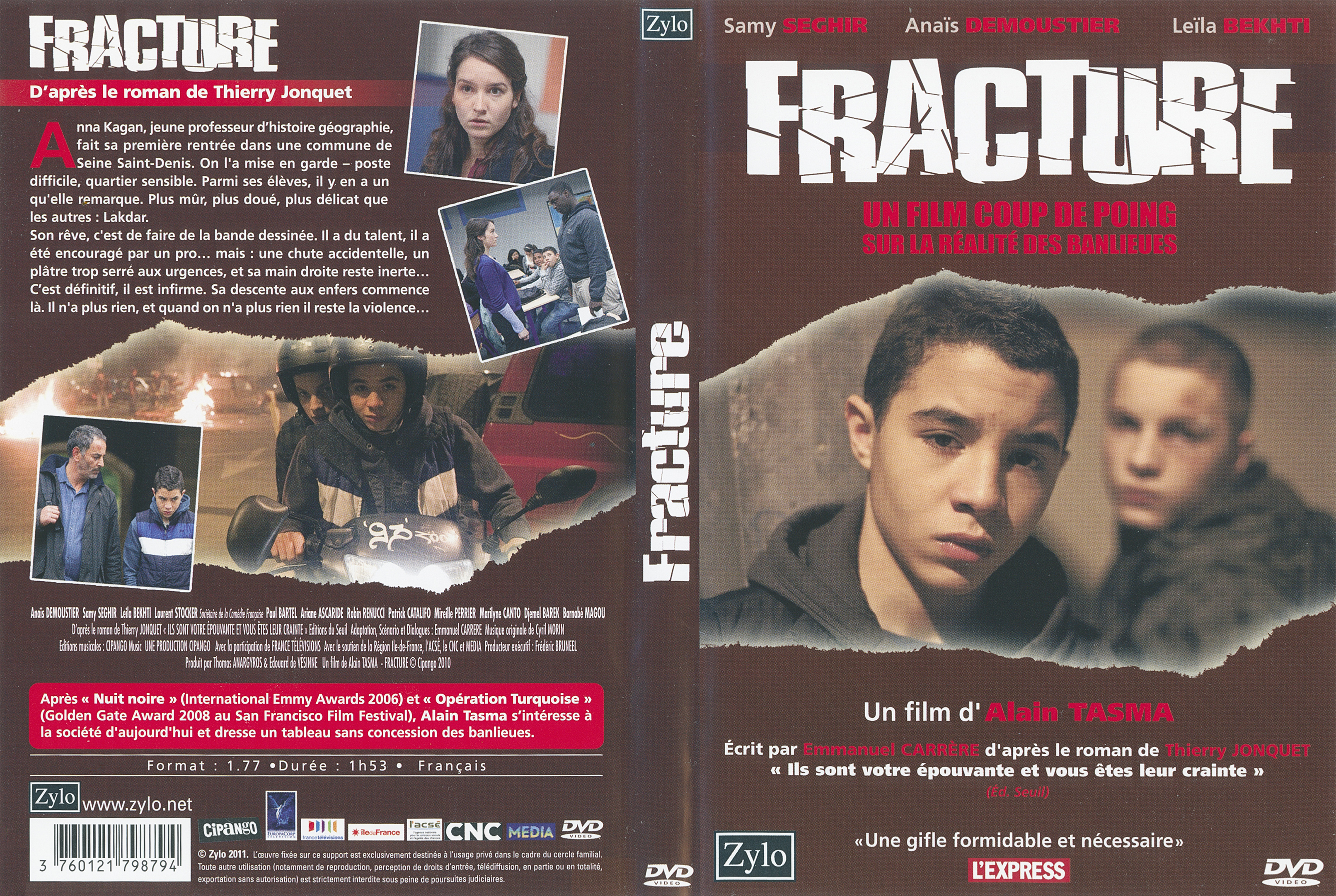 Jaquette DVD Fracture (2011)
