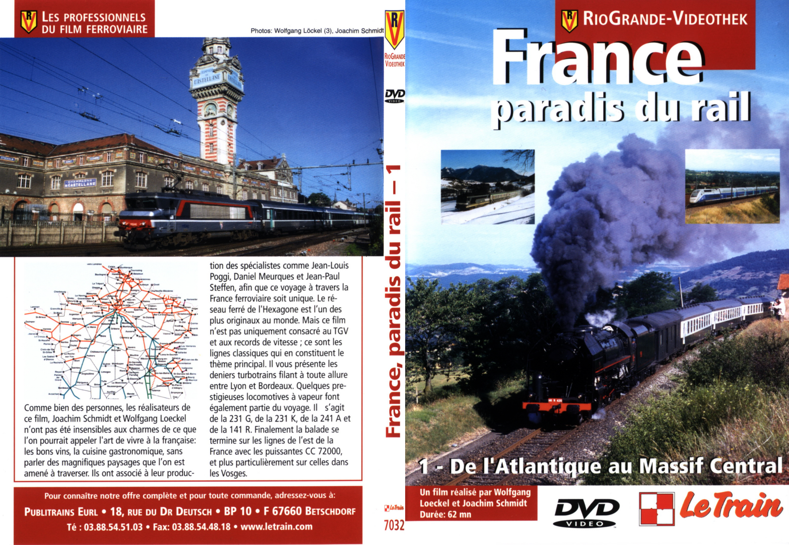 Jaquette DVD France - Paradis du rail - SLIM