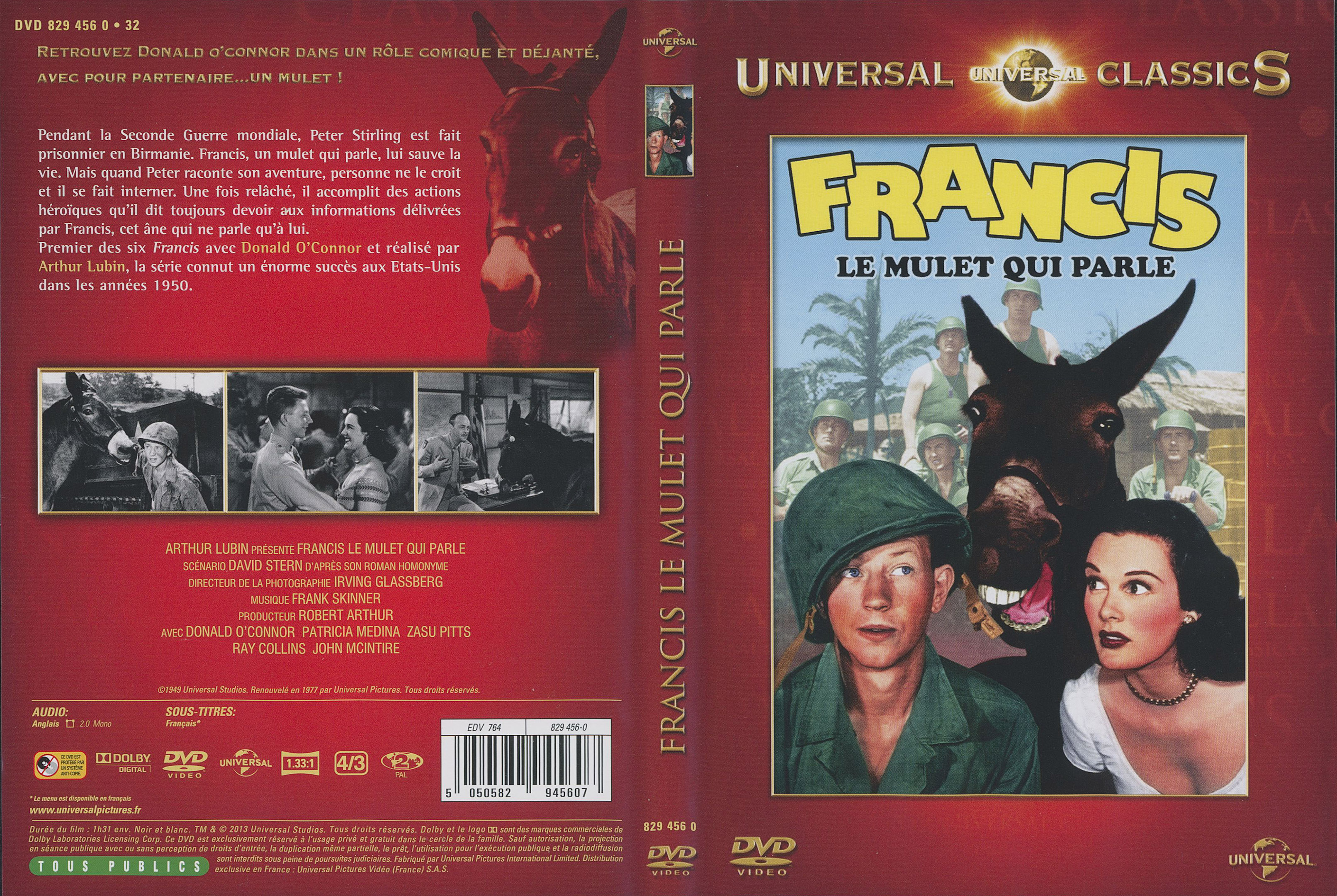 Jaquette DVD Francis le mulet qui parle