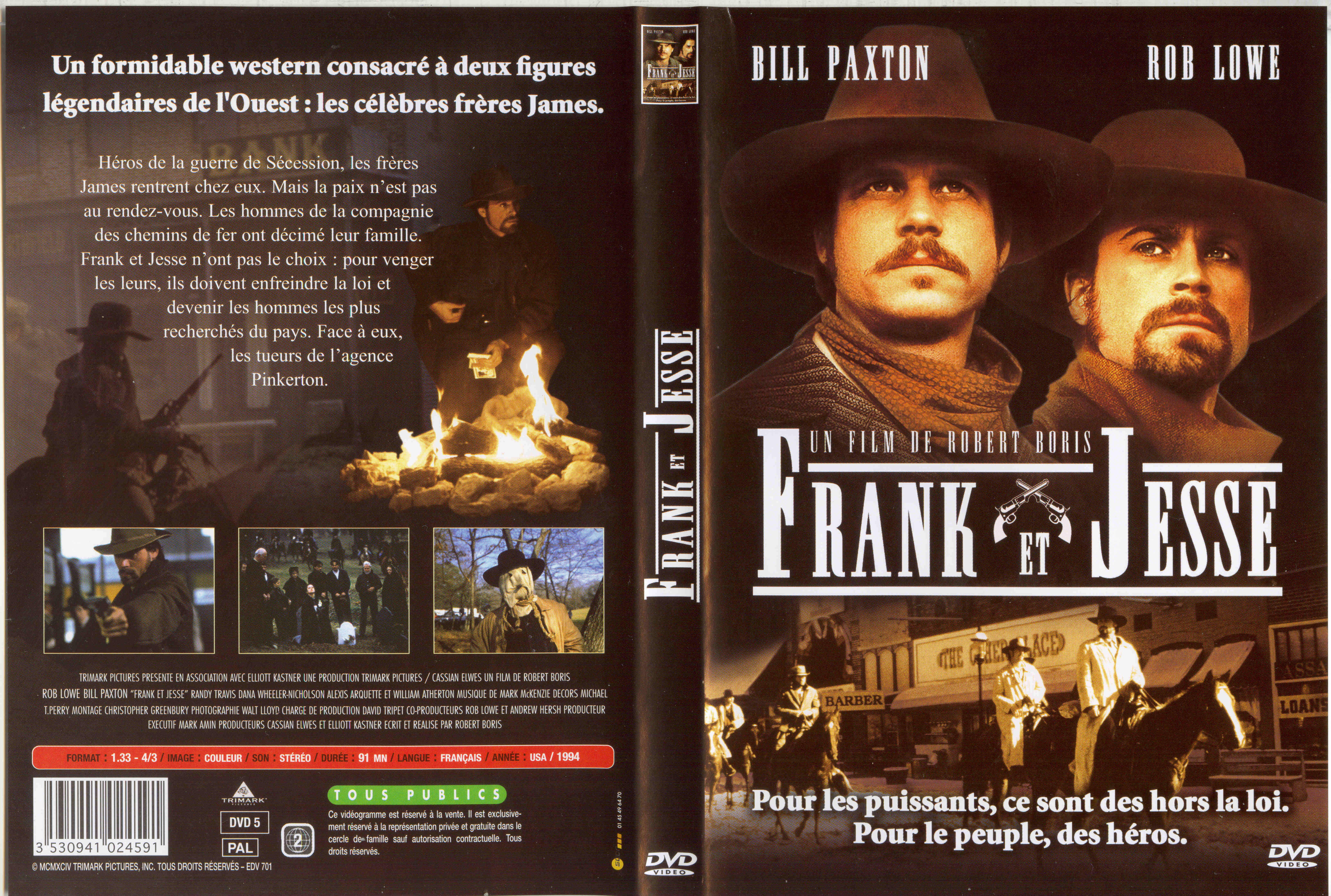 Jaquette DVD Frank et Jesse