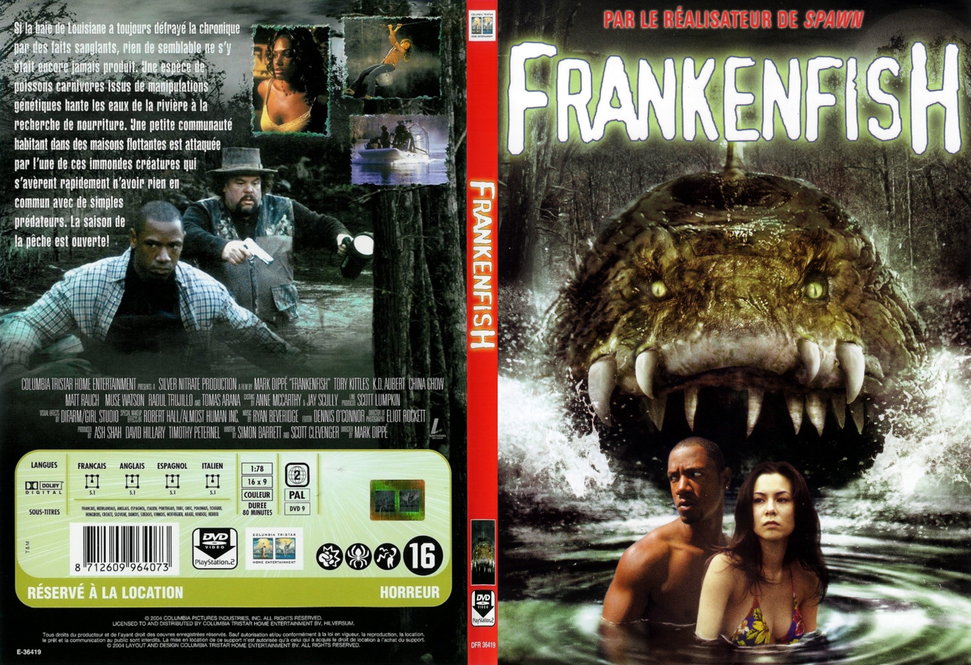 Jaquette DVD Frankenfish - SLIM