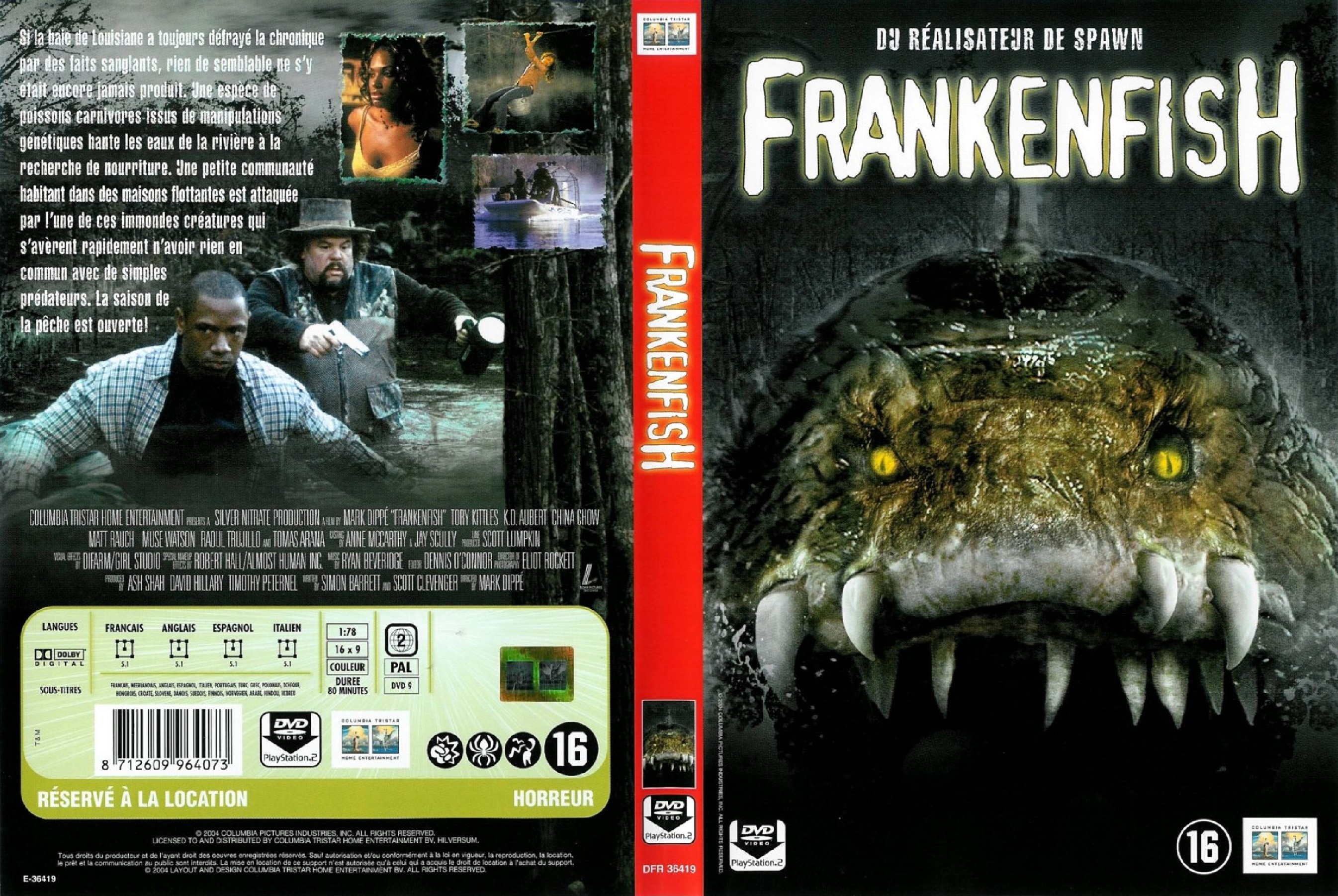 Jaquette DVD Frankenfish v3