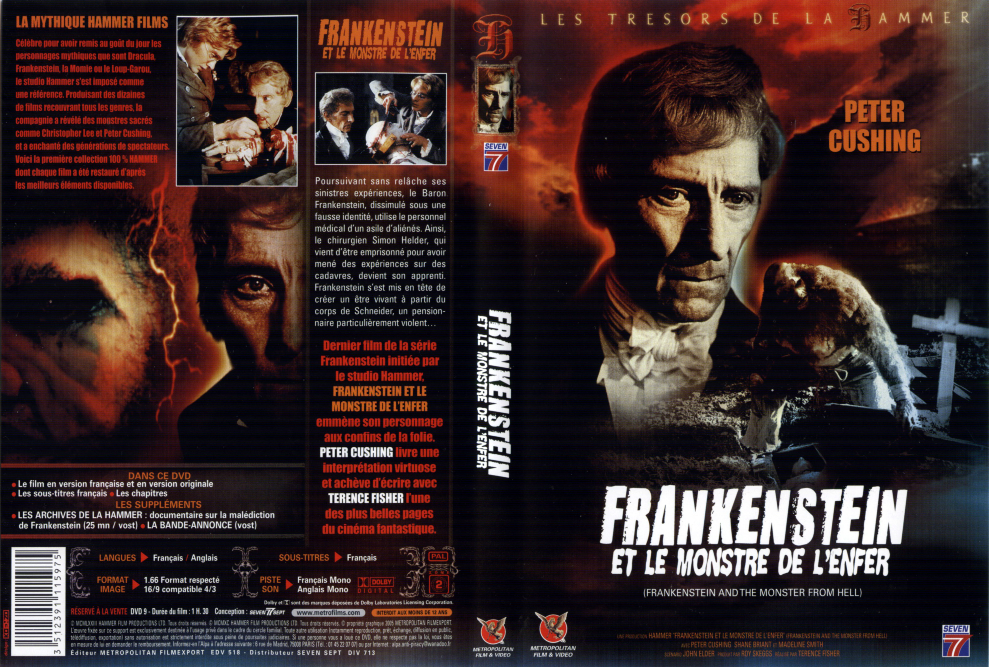 Jaquette DVD Frankenstein et le monstre de l
