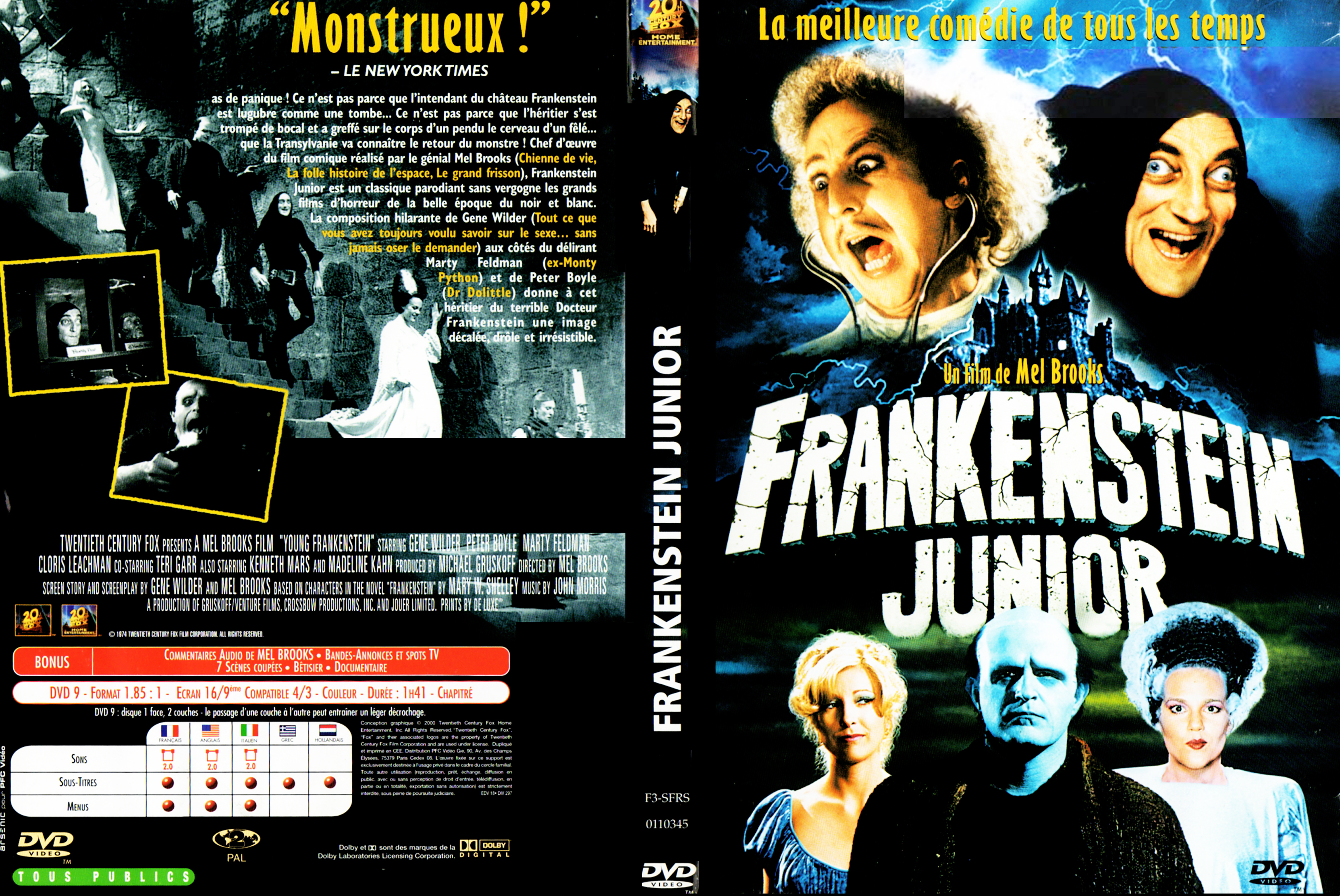 Jaquette DVD Frankenstein junior