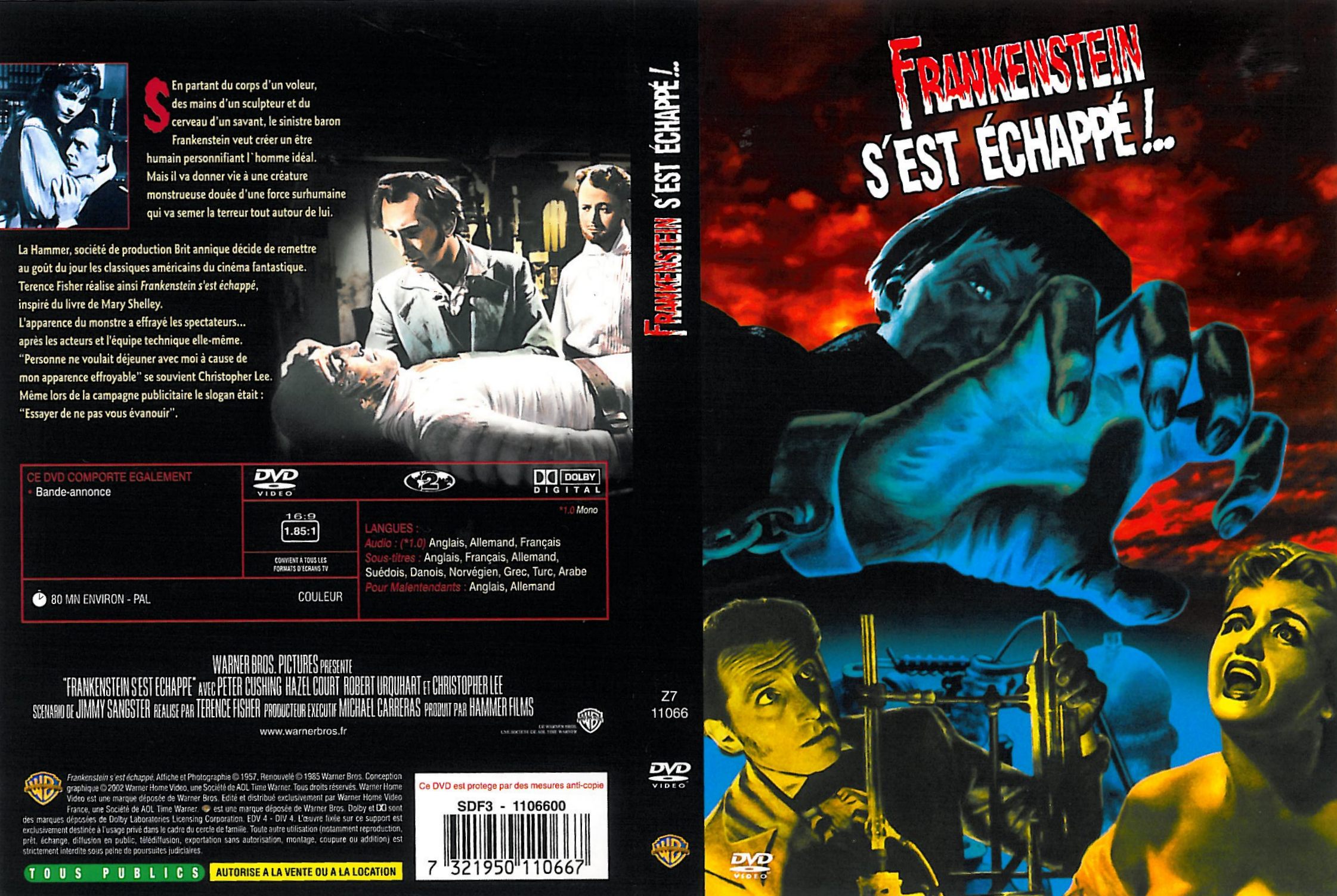 Jaquette DVD Frankenstein s