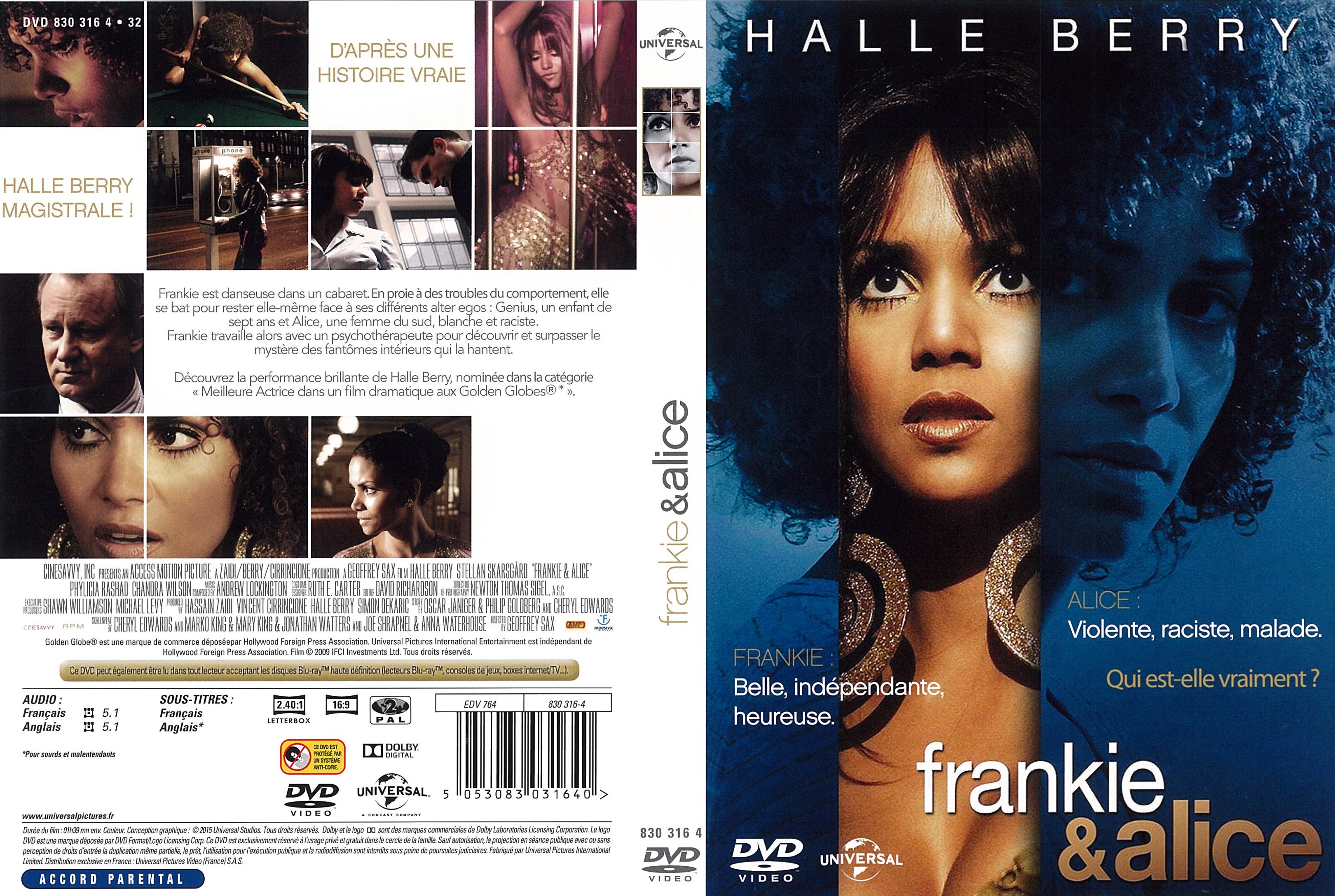 Jaquette DVD Frankie & Alice