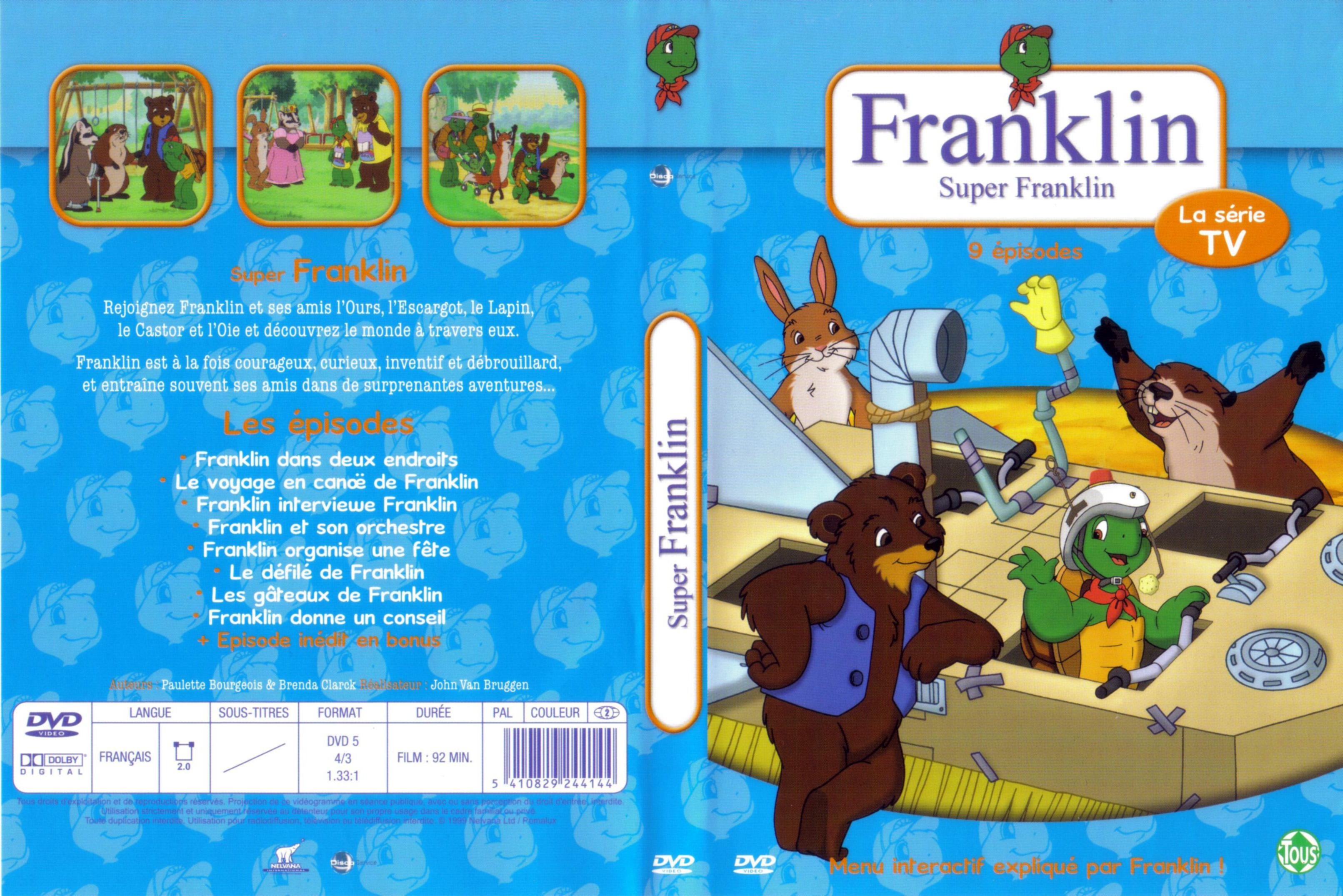 Jaquette DVD Franklin Super Franklin