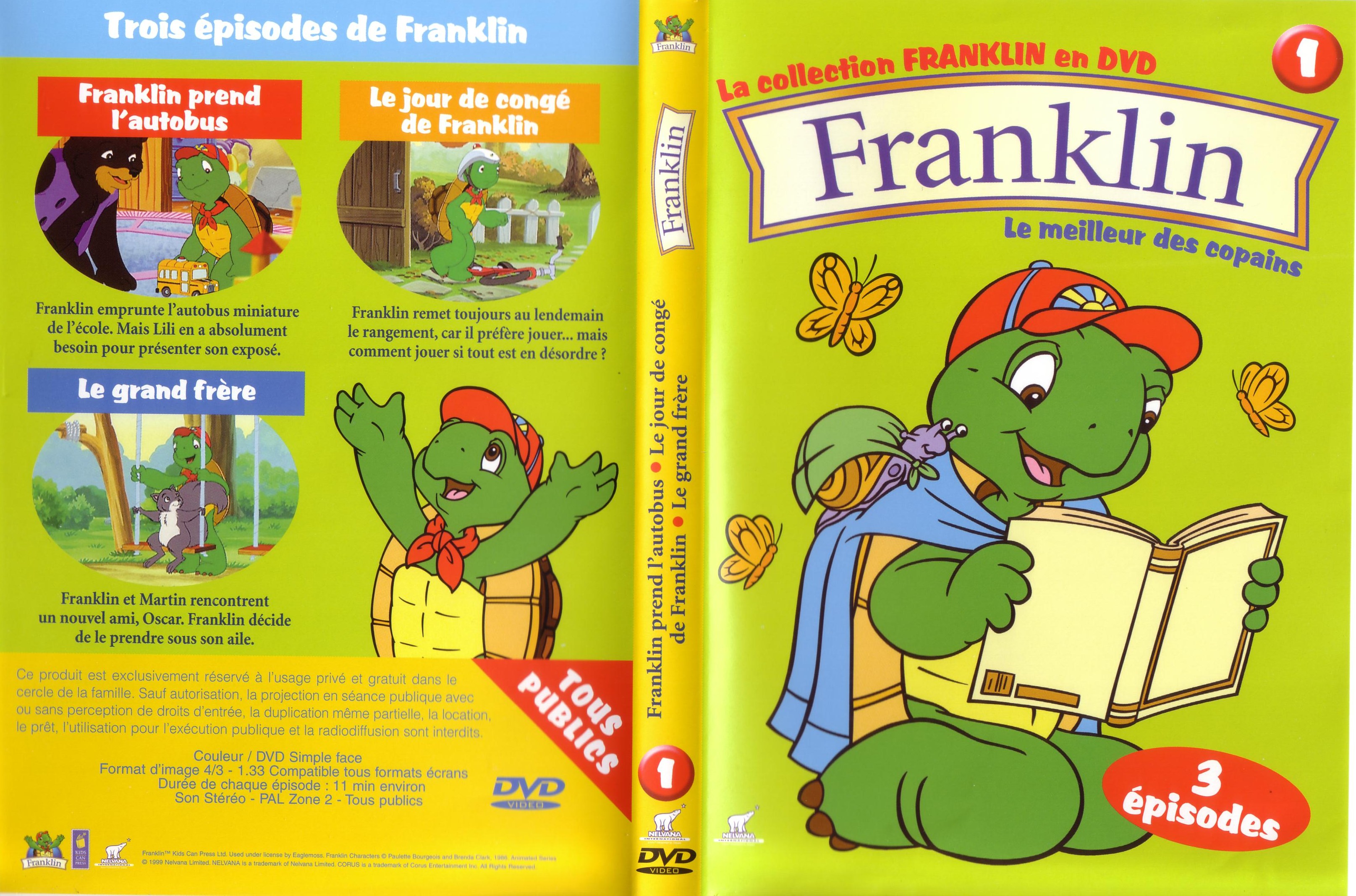 Jaquette DVD Franklin - La collecion Franklin vol 01