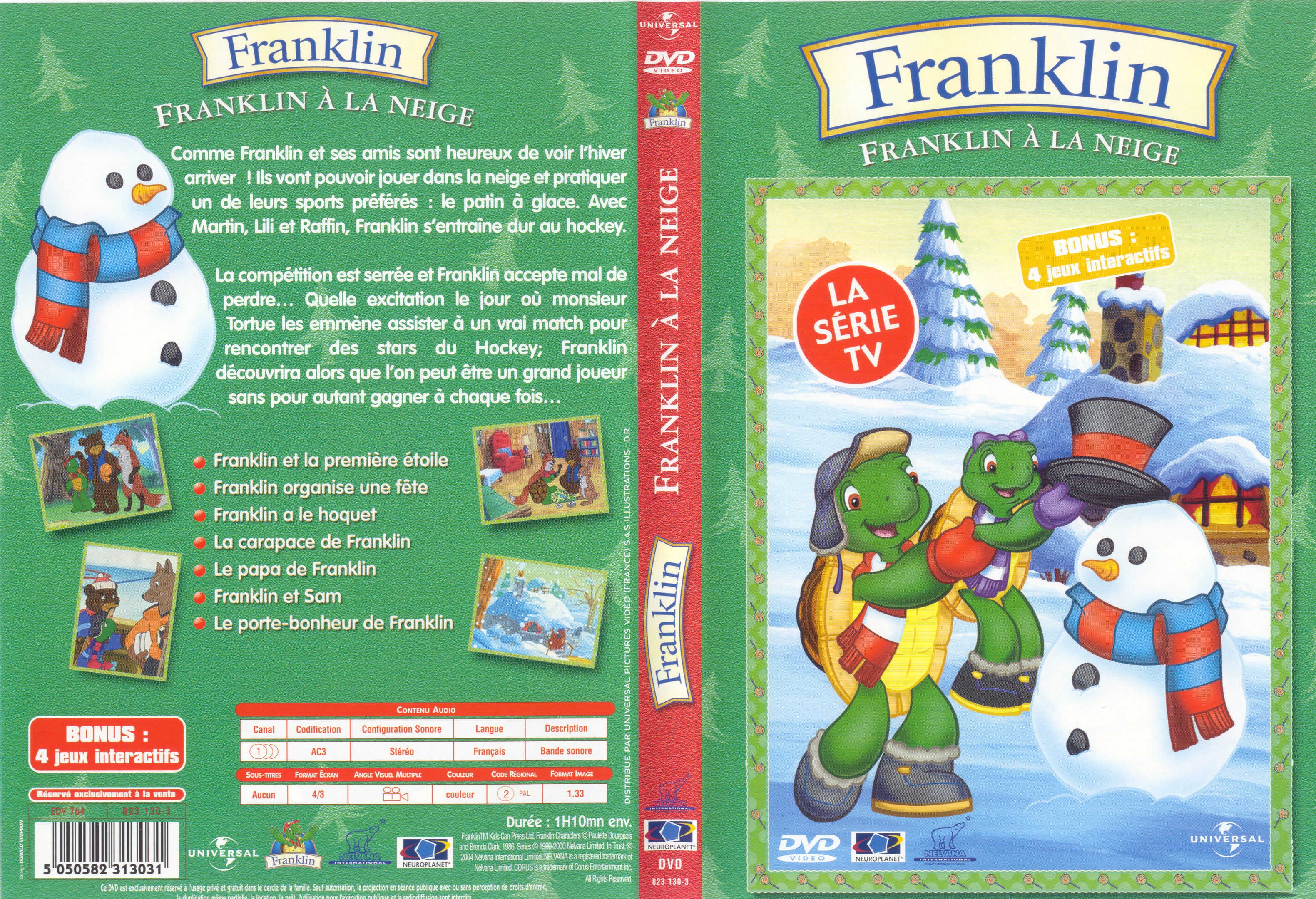 Jaquette DVD Franklin  la neige