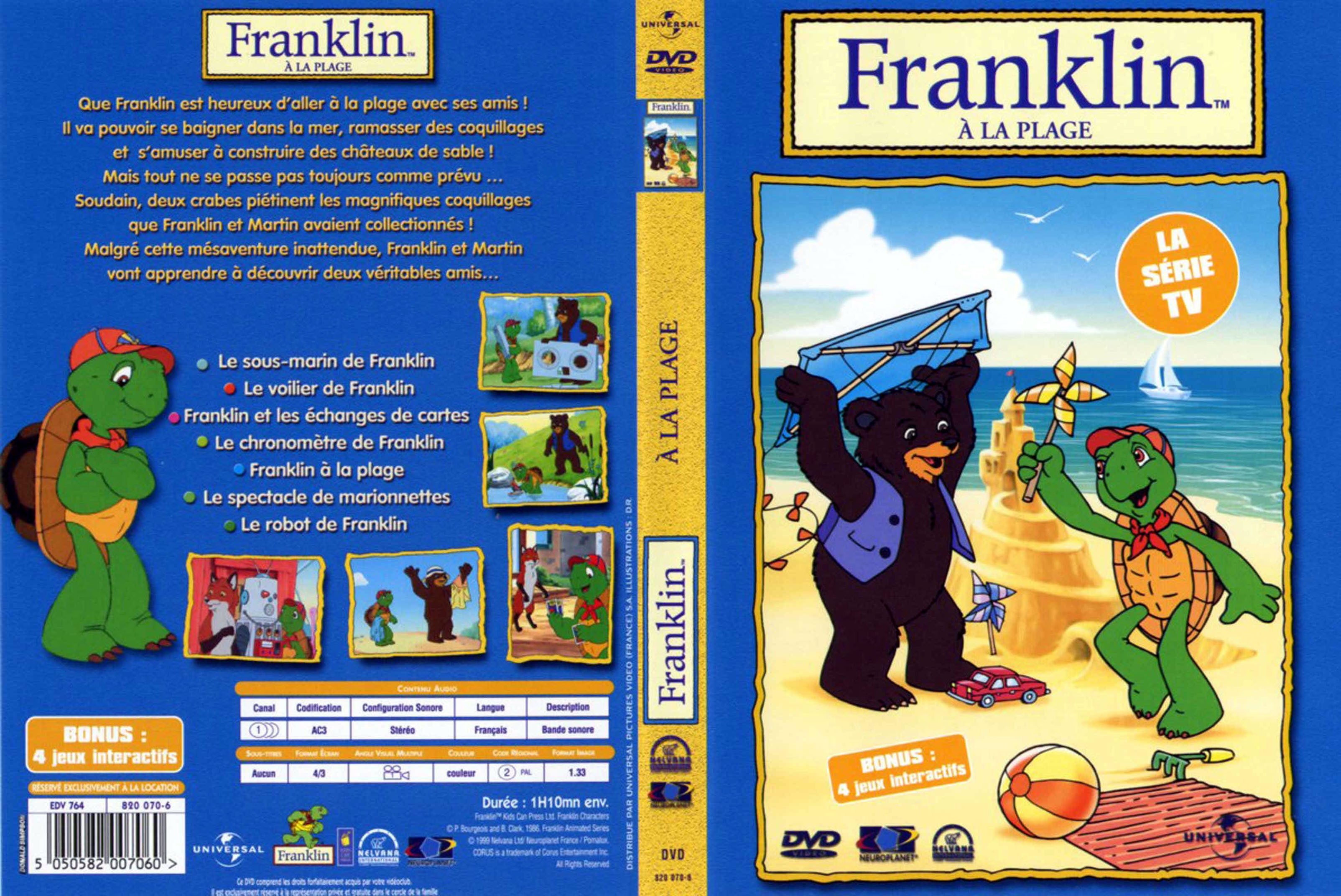 Jaquette DVD Franklin  la plage