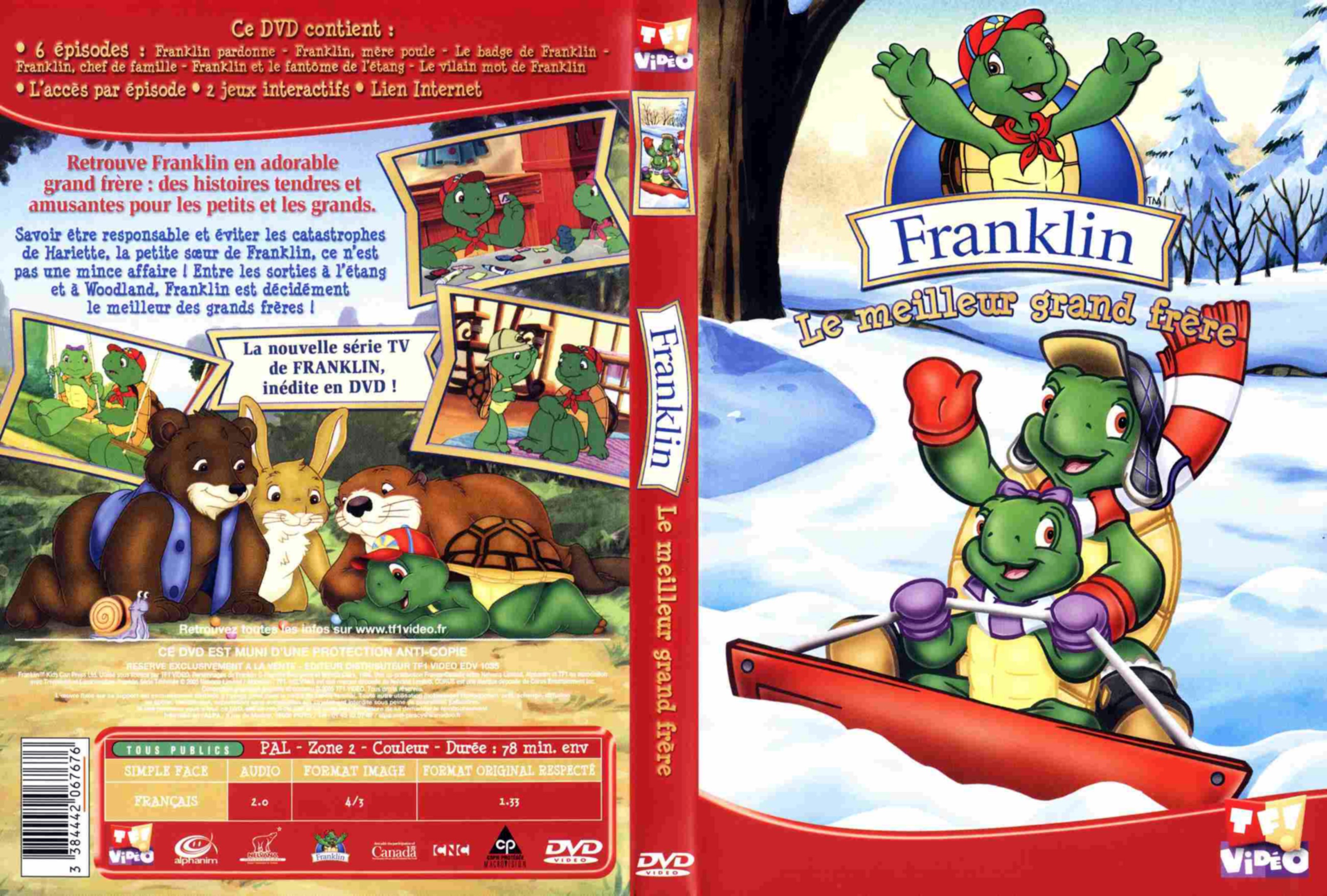 Jaquette DVD Franklin le meilleur grand frre