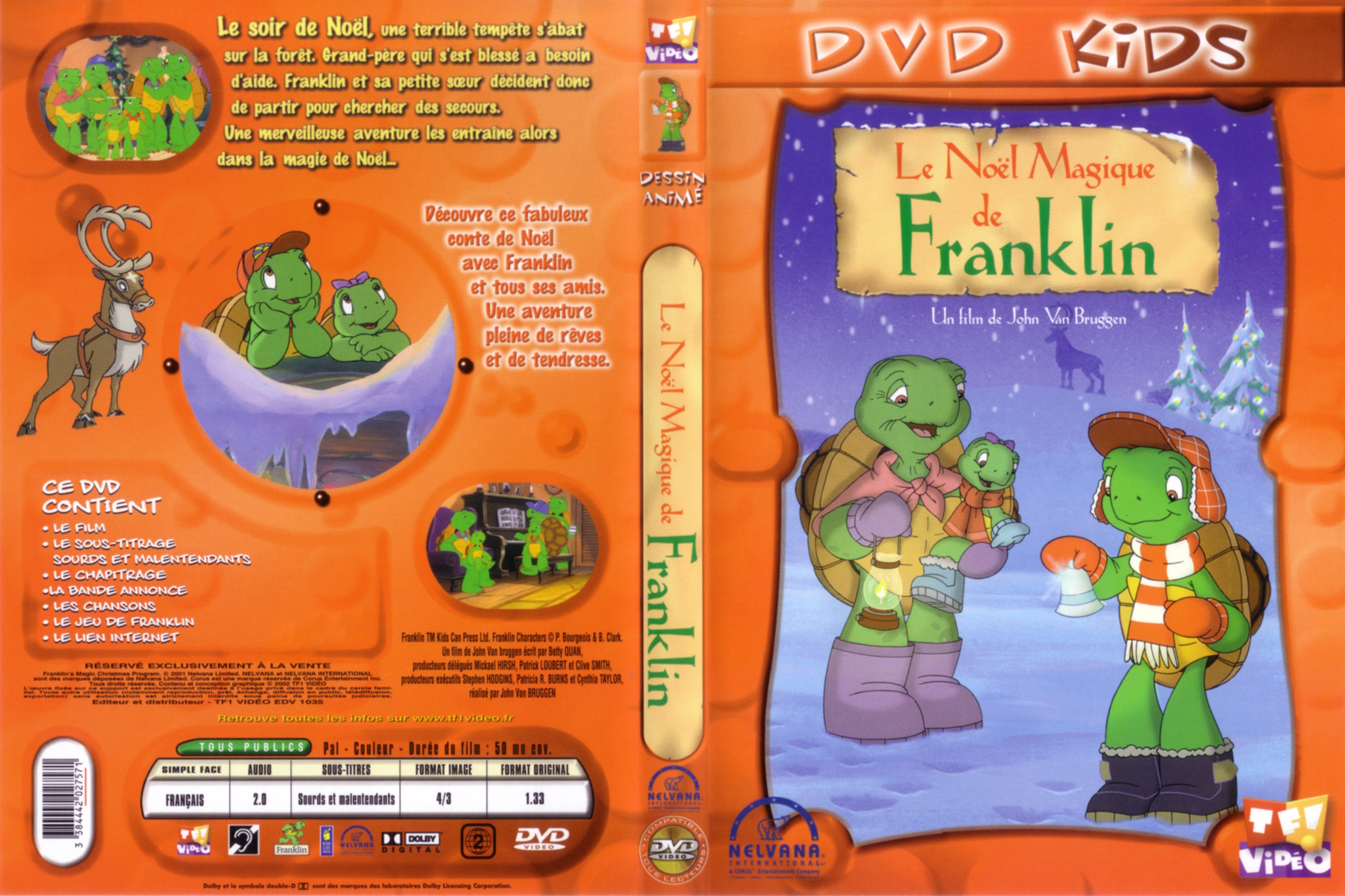 Jaquette DVD Franklin le noel magique v2