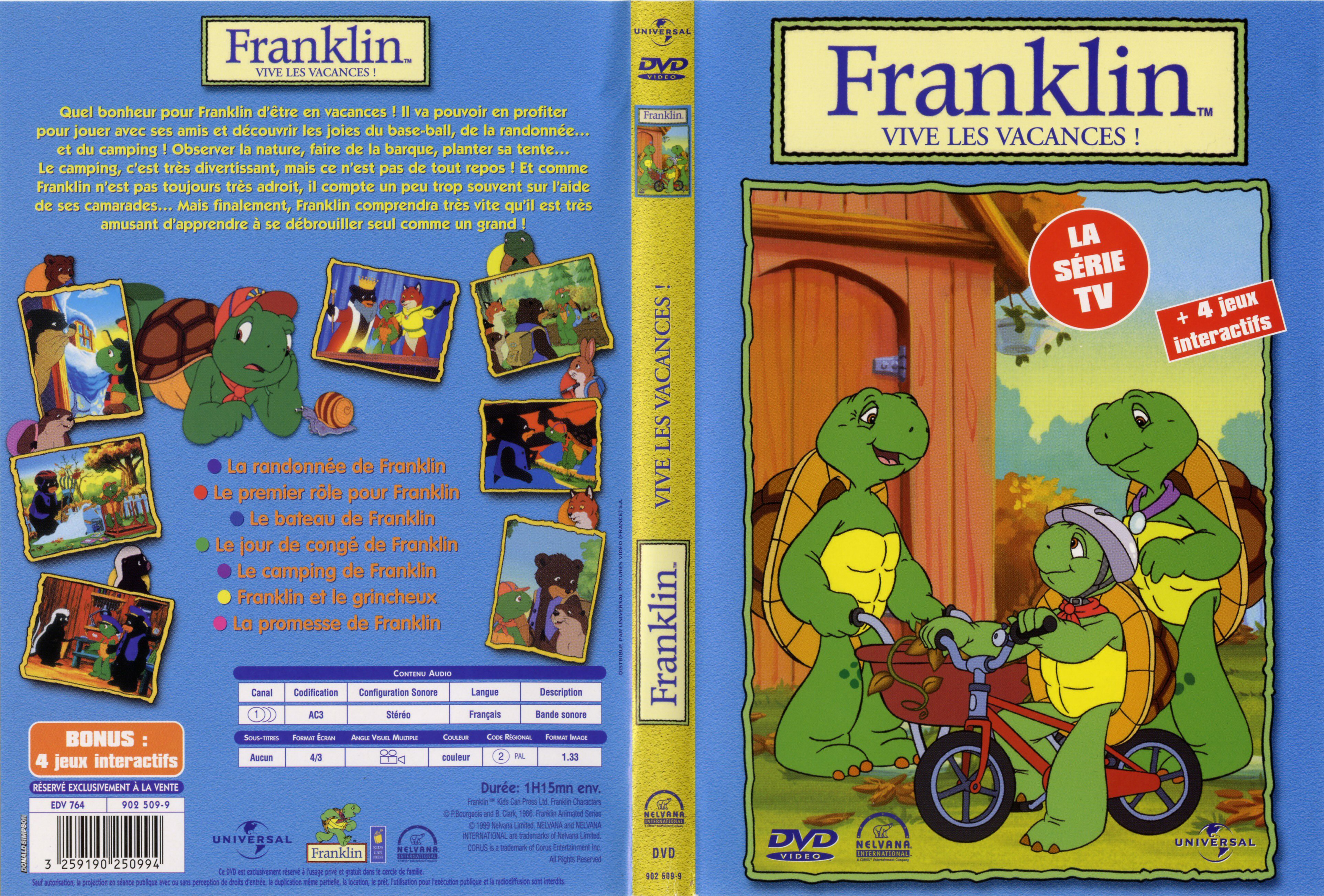 Jaquette DVD Franklin vive les vacances