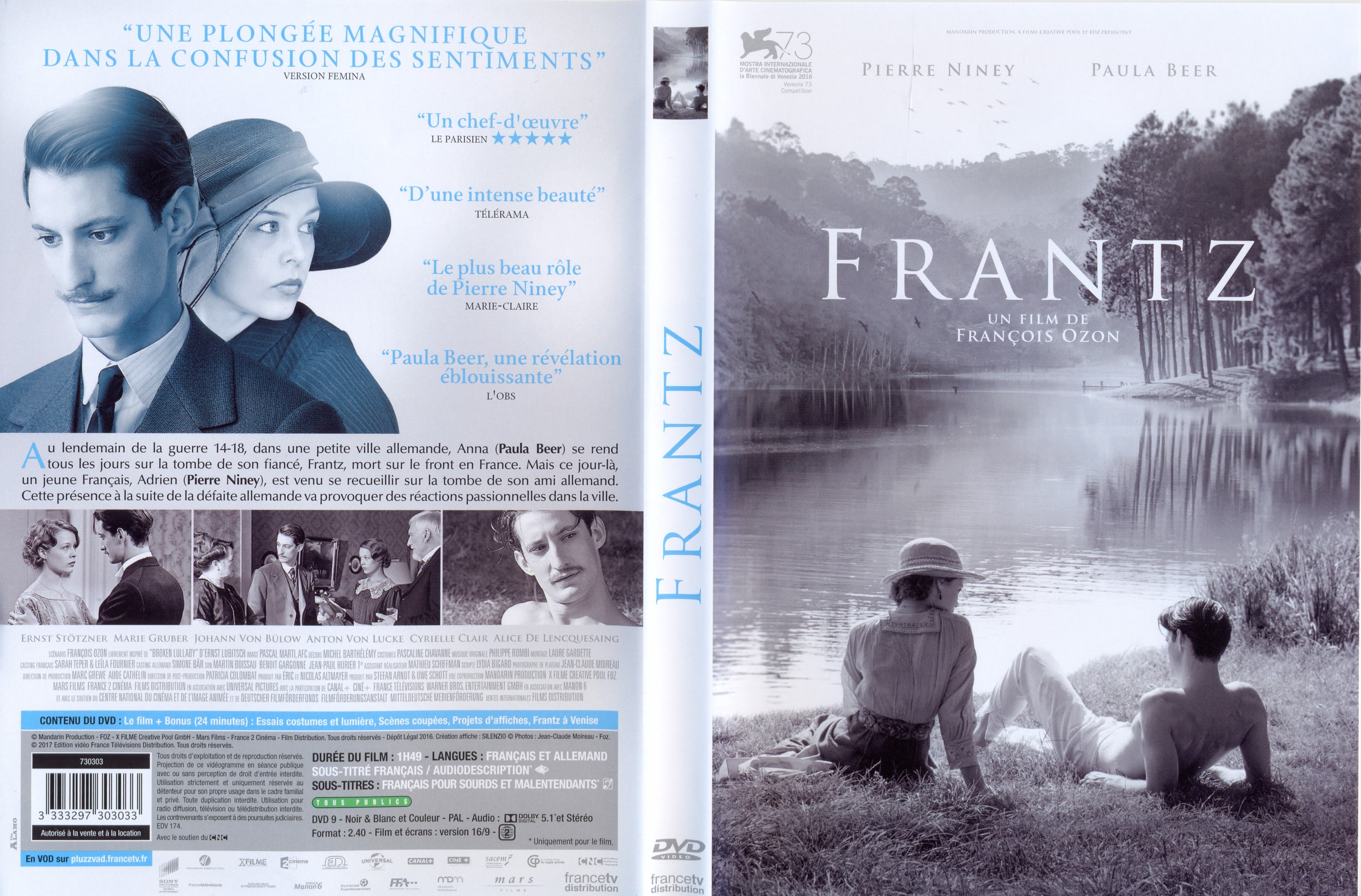 Jaquette DVD Frantz