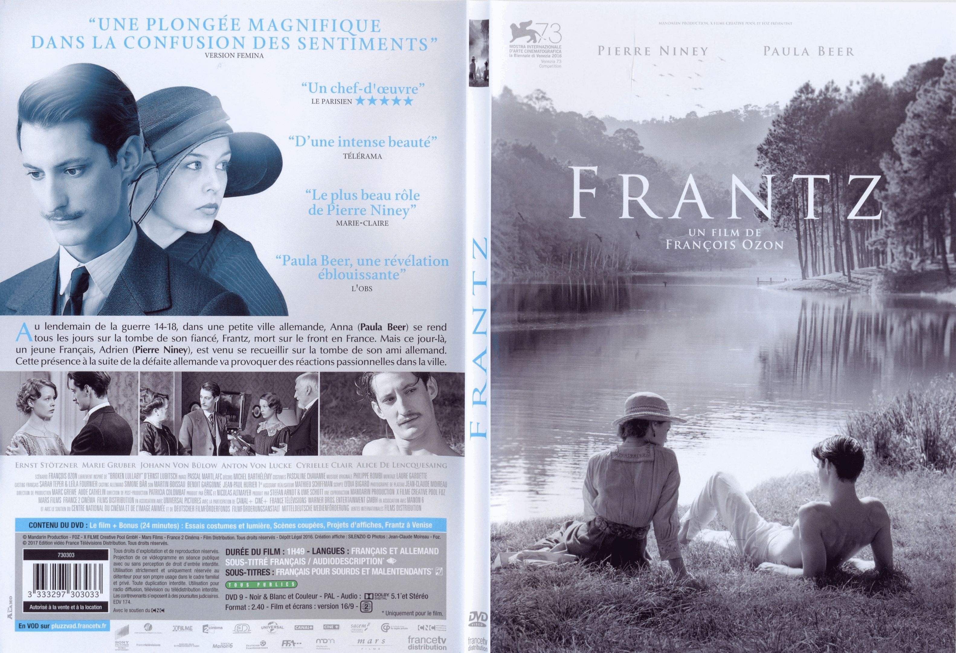 Jaquette DVD Frantz - SLIM