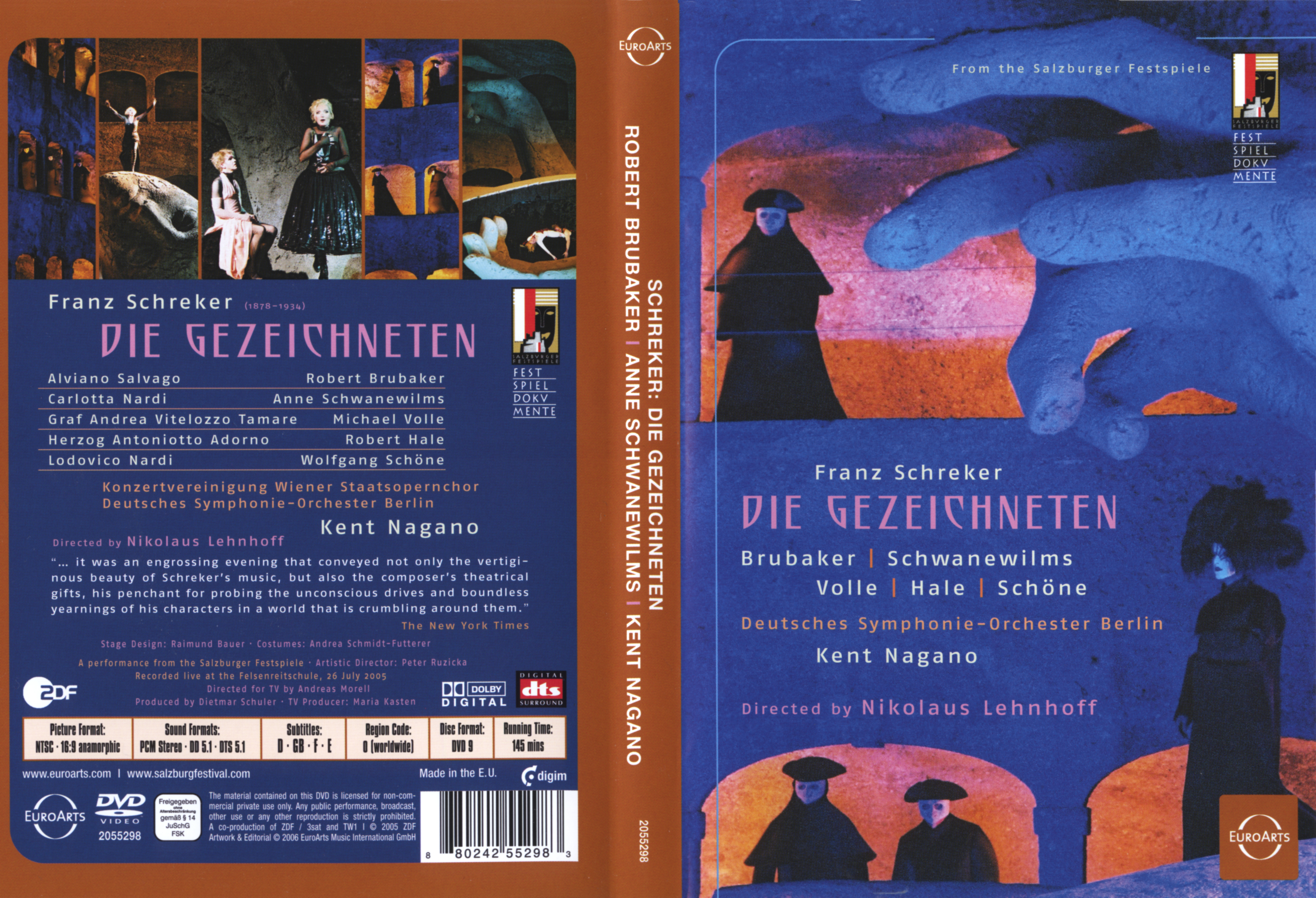 Jaquette DVD Franz Schreker - Die gezeichneten