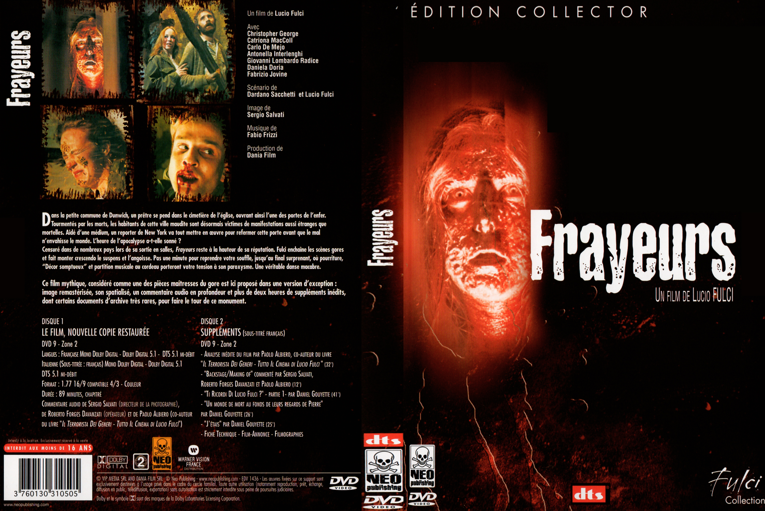Jaquette DVD Frayeurs v3