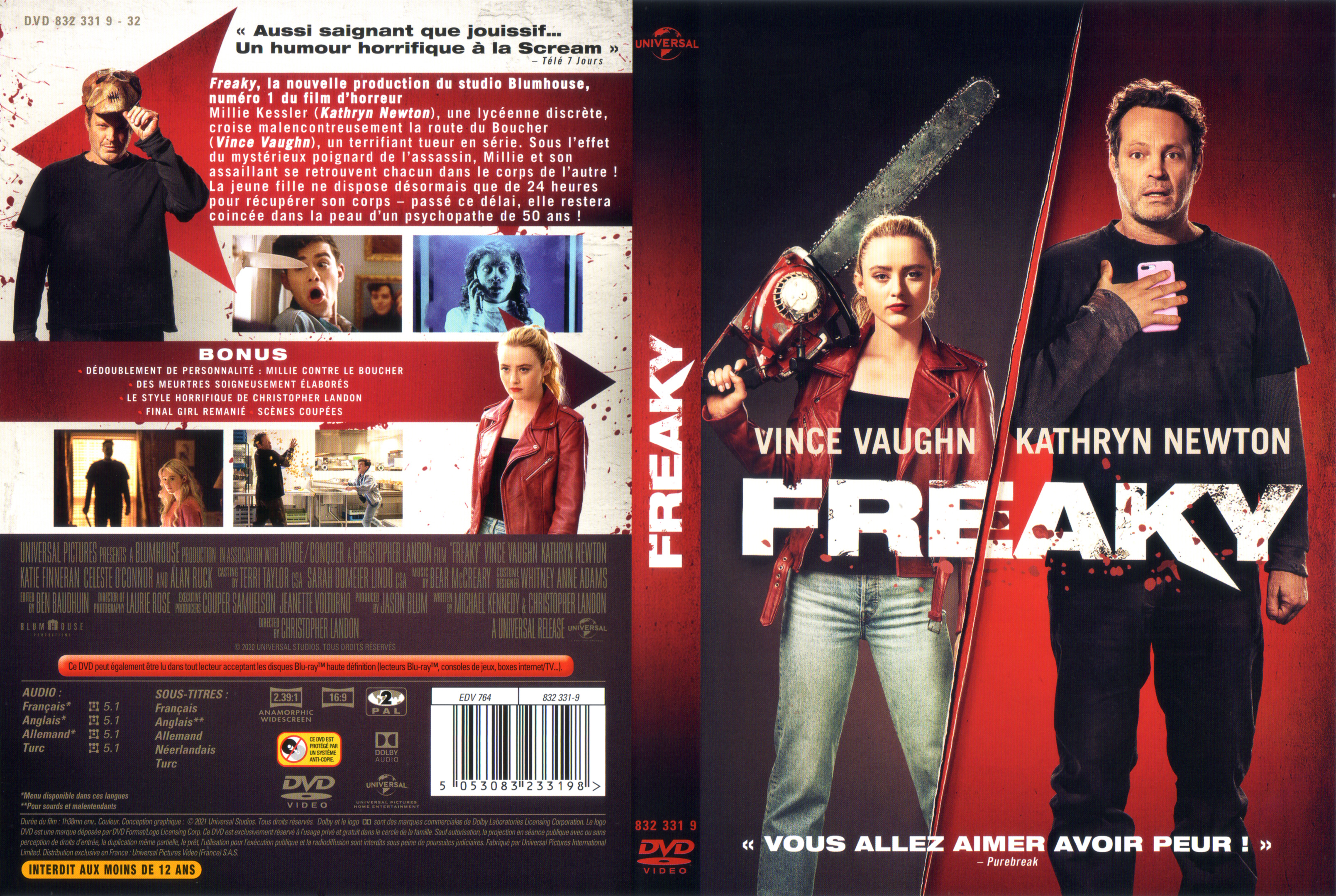 Jaquette DVD Freaky