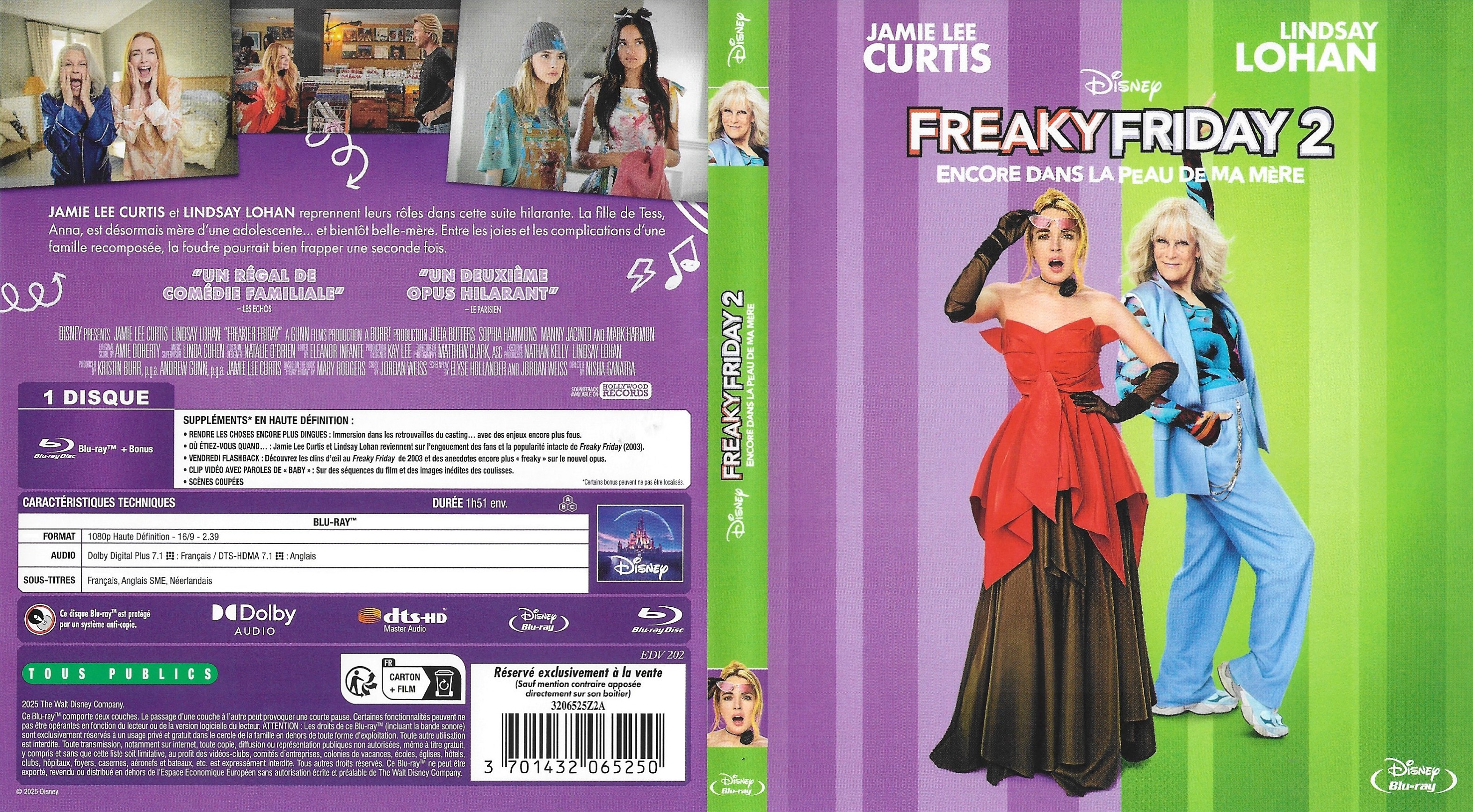 Jaquette DVD Freaky Friday 2 (BLU-RAY)