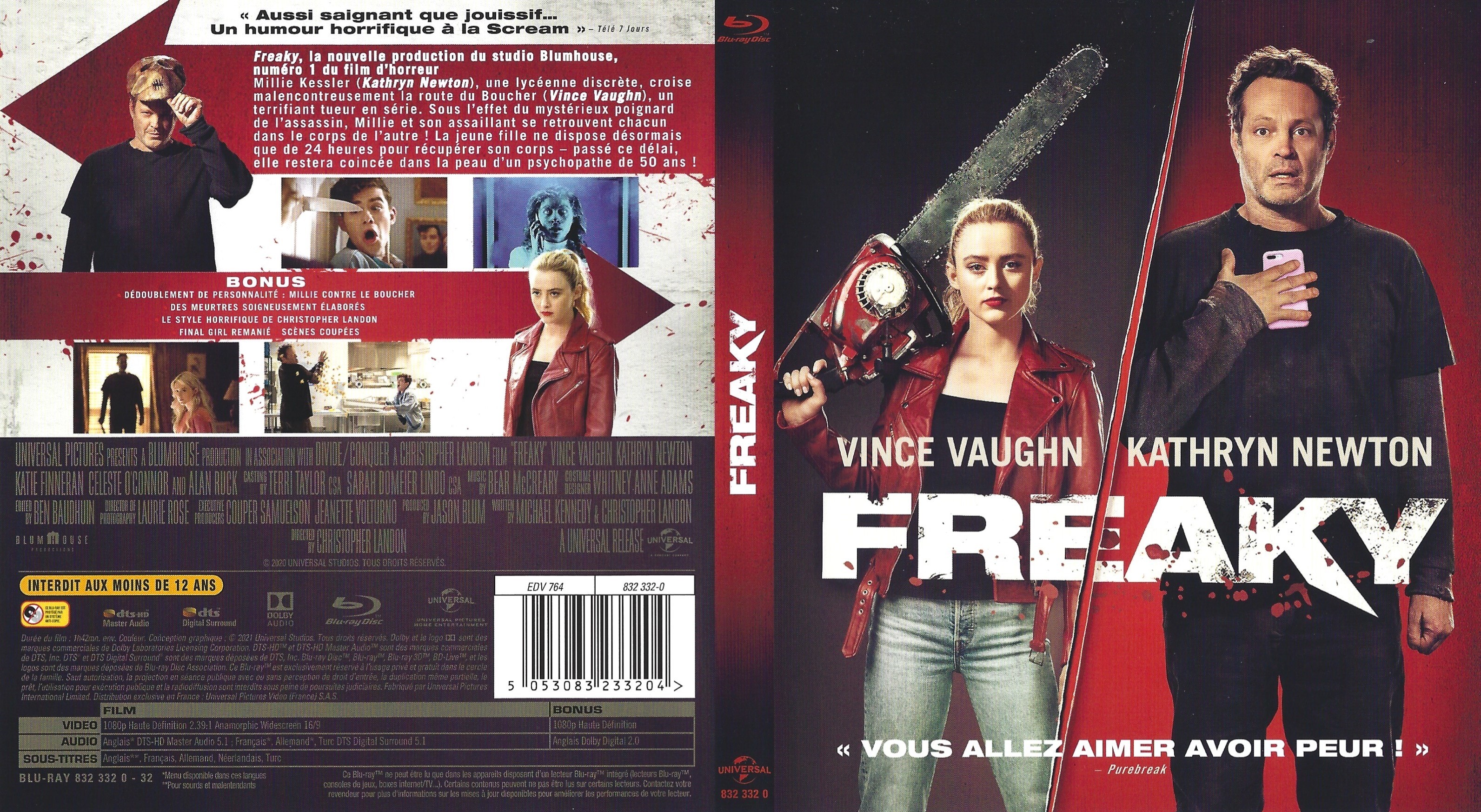 Jaquette DVD Freaky (BLU-RAY)