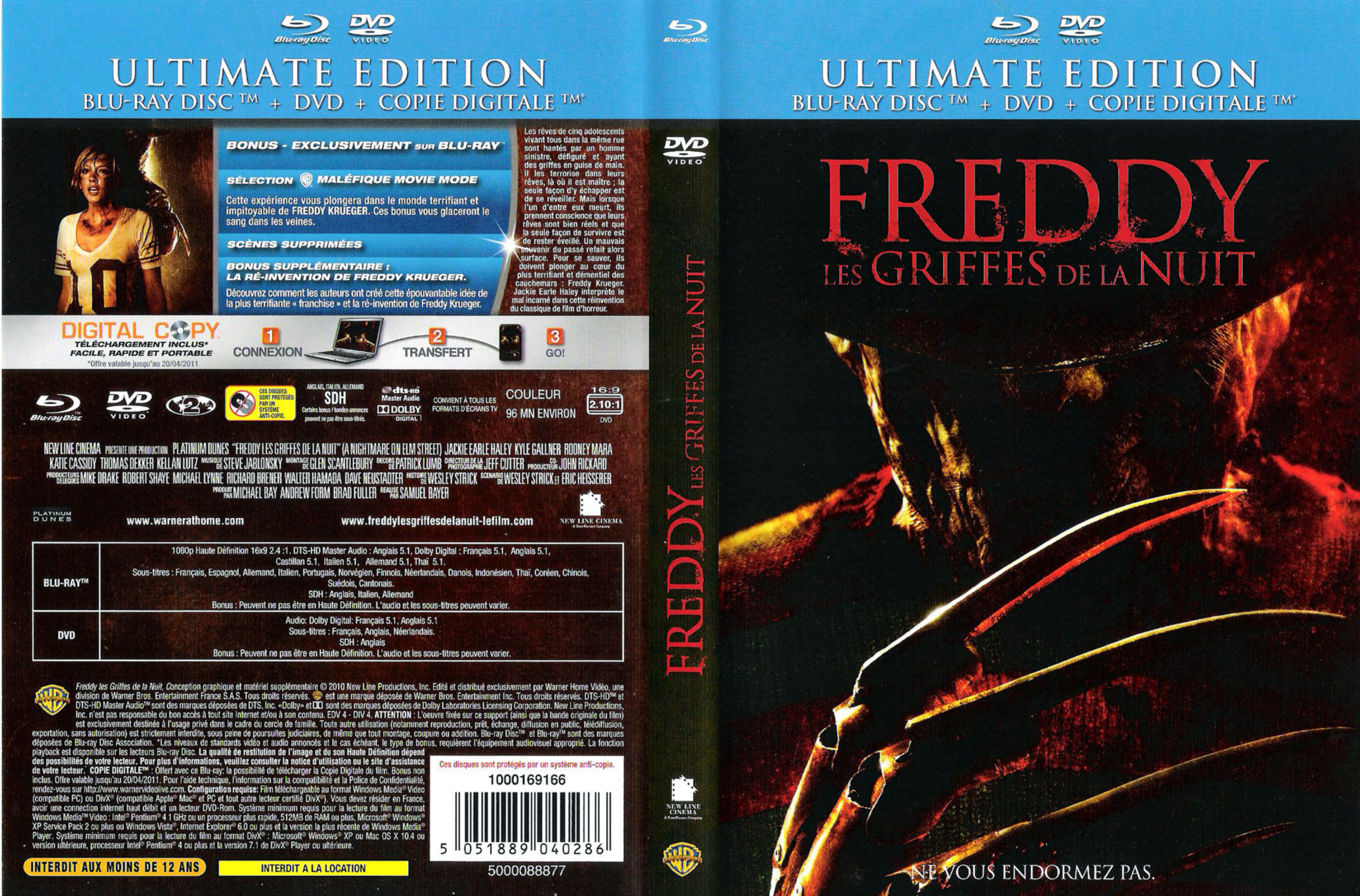 Jaquette DVD Freddy - Les griffes de la nuit (BLU-RAY)