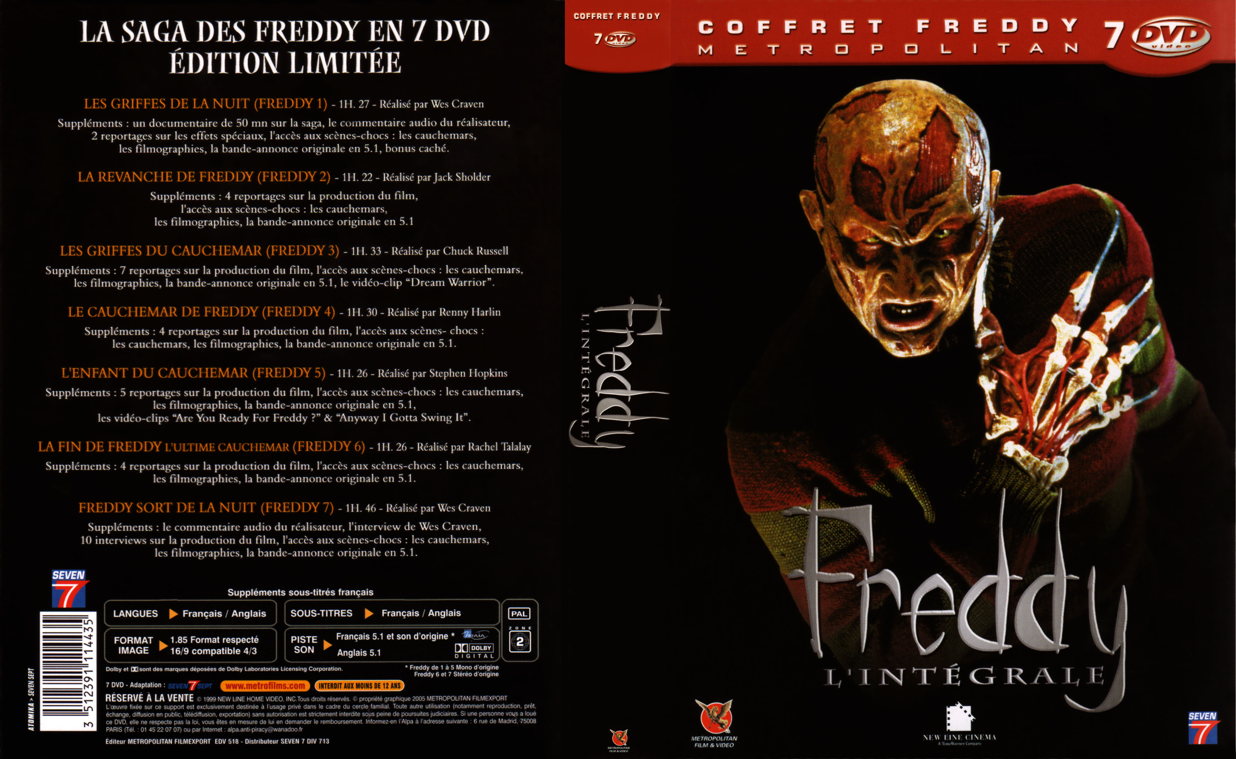 Jaquette DVD Freddy (l