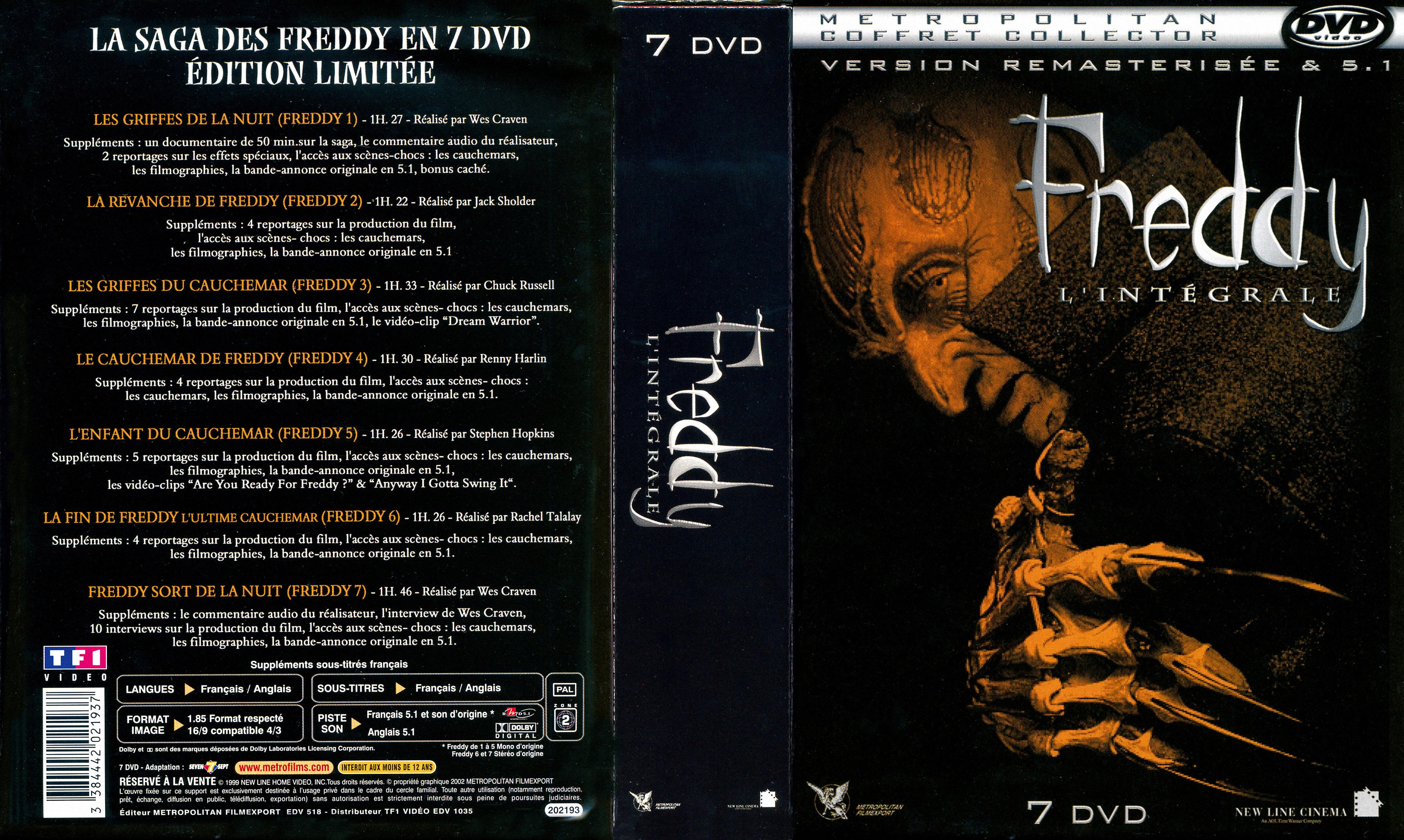 Jaquette DVD Freddy (l