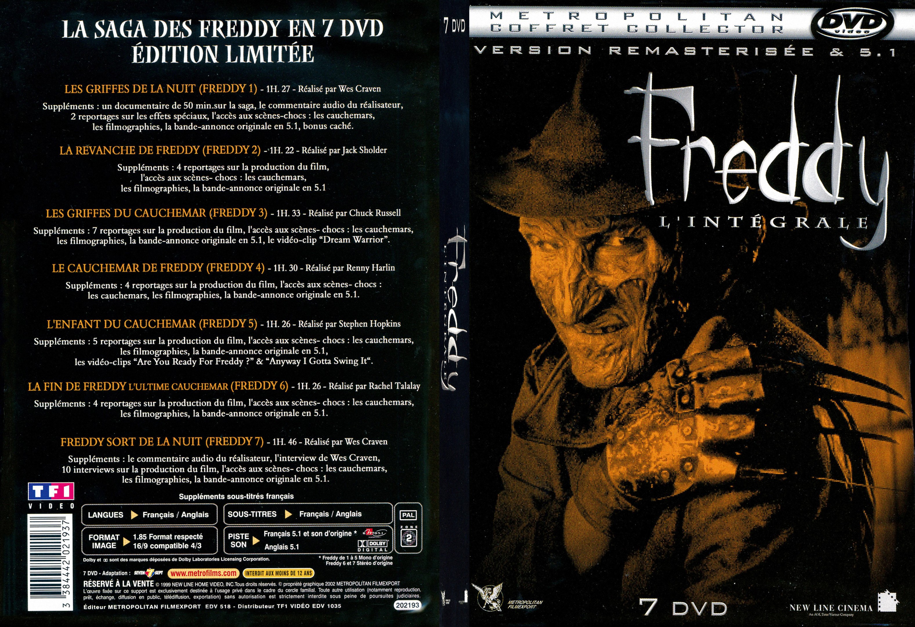 Jaquette DVD Freddy (l