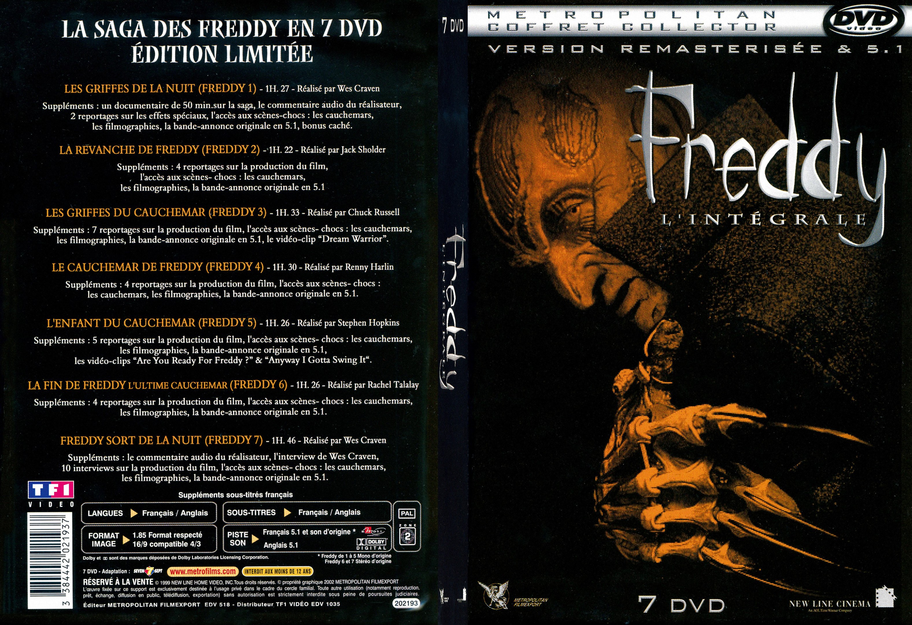 Jaquette DVD Freddy (l