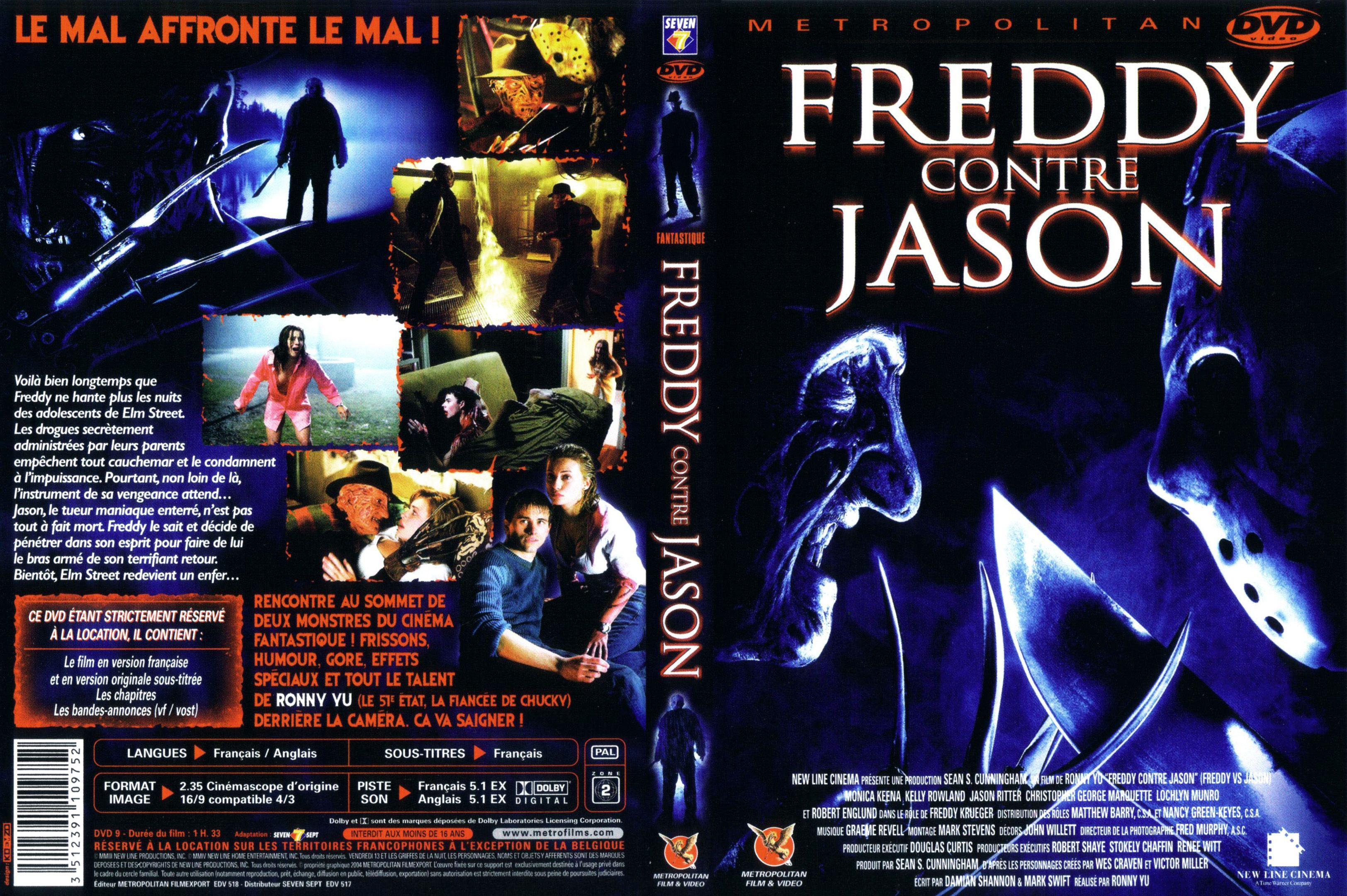 Jaquette DVD Freddy contre Jason