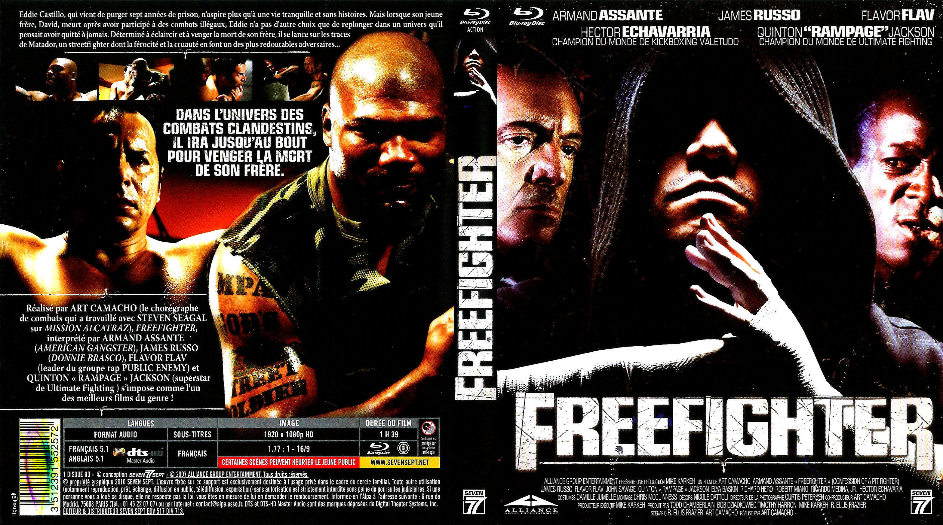 Jaquette DVD Freefighter (BLU-RAY)
