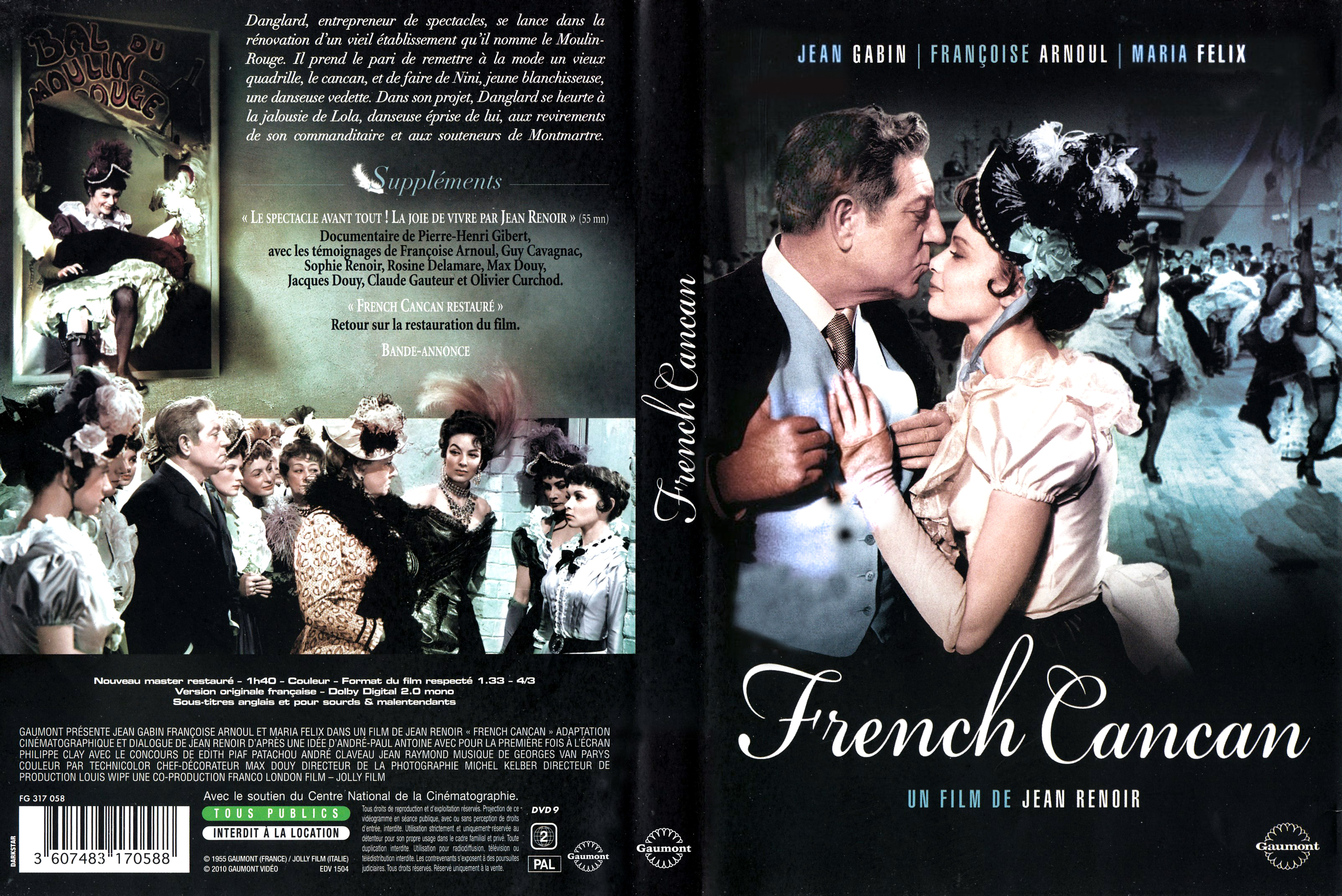 Jaquette DVD French Cancan v3